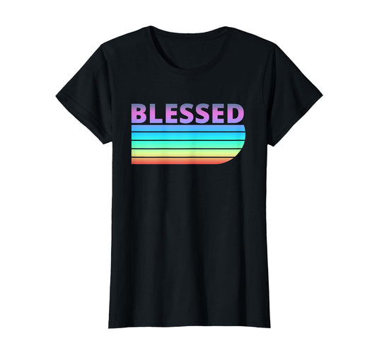 Blessed Bright Colors Tie Dye T-Shirt - Fun Novelty Design Men Women - T-Shirt, Sweatshirt, Hoodie