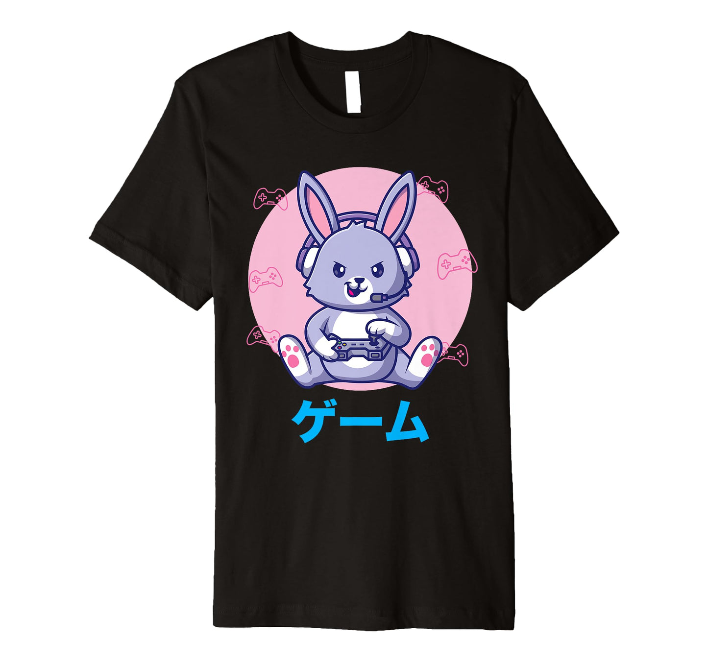 Rabbit Video Gaming Vaporwave Aesthetics T-Shirt - Unique Graphic Unisex - T-Shirt, Sweatshirt, Hoodie