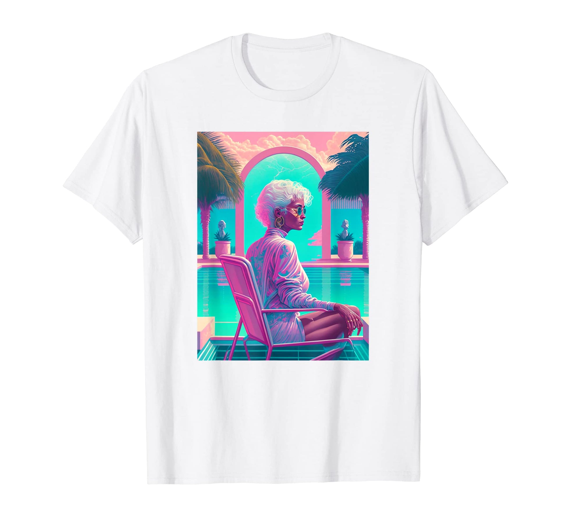 Vaporwave Aesthetic Trippy Vapor Wave T-Shirt - Unique Graphic for Adults - T-Shirt, Sweatshirt, Hoodie