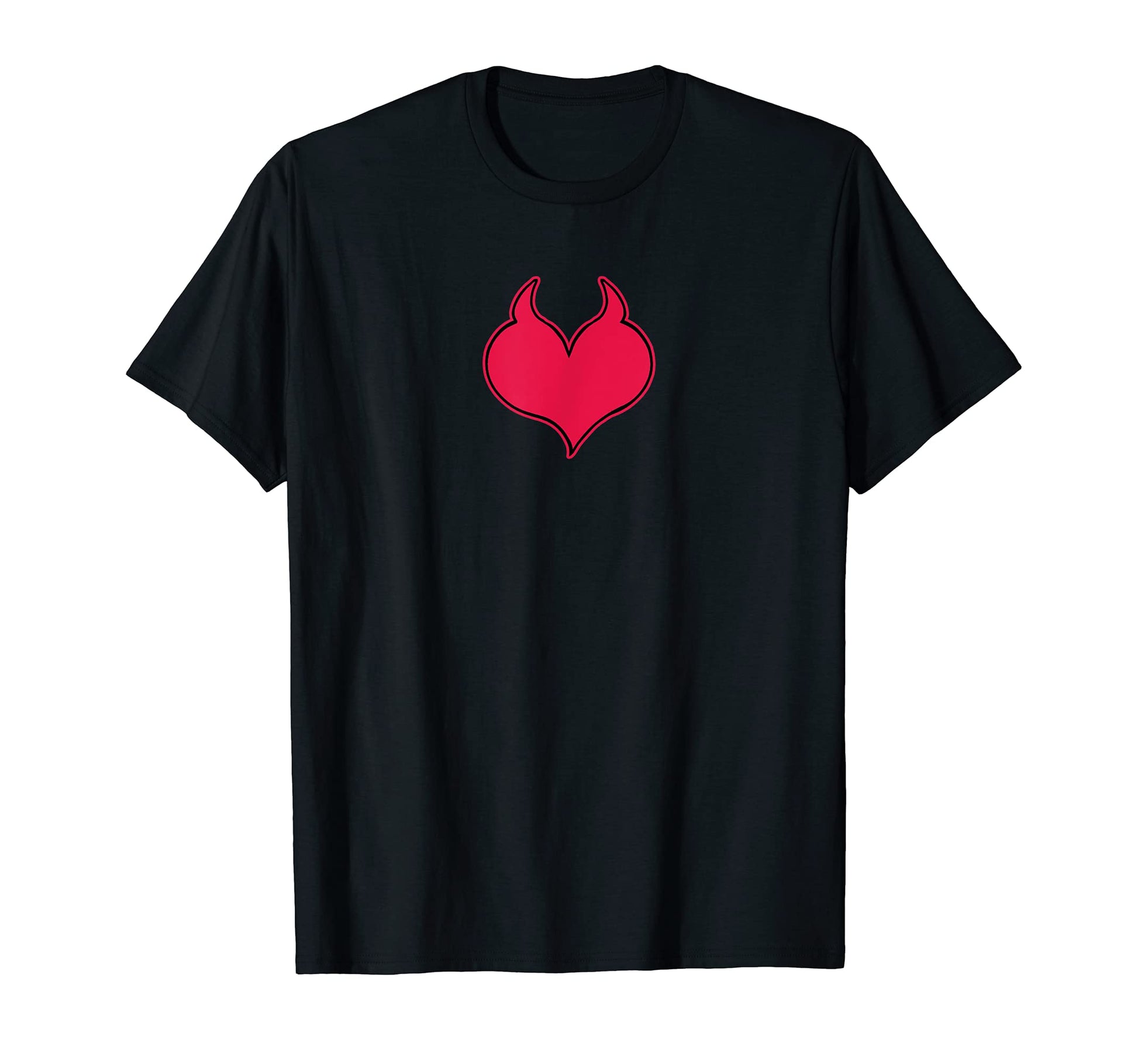 Devil Red Heart Soft Grunge Goth T-Shirt - Fun Novelty Design Men Women - T-Shirt, Sweatshirt, Hoodie