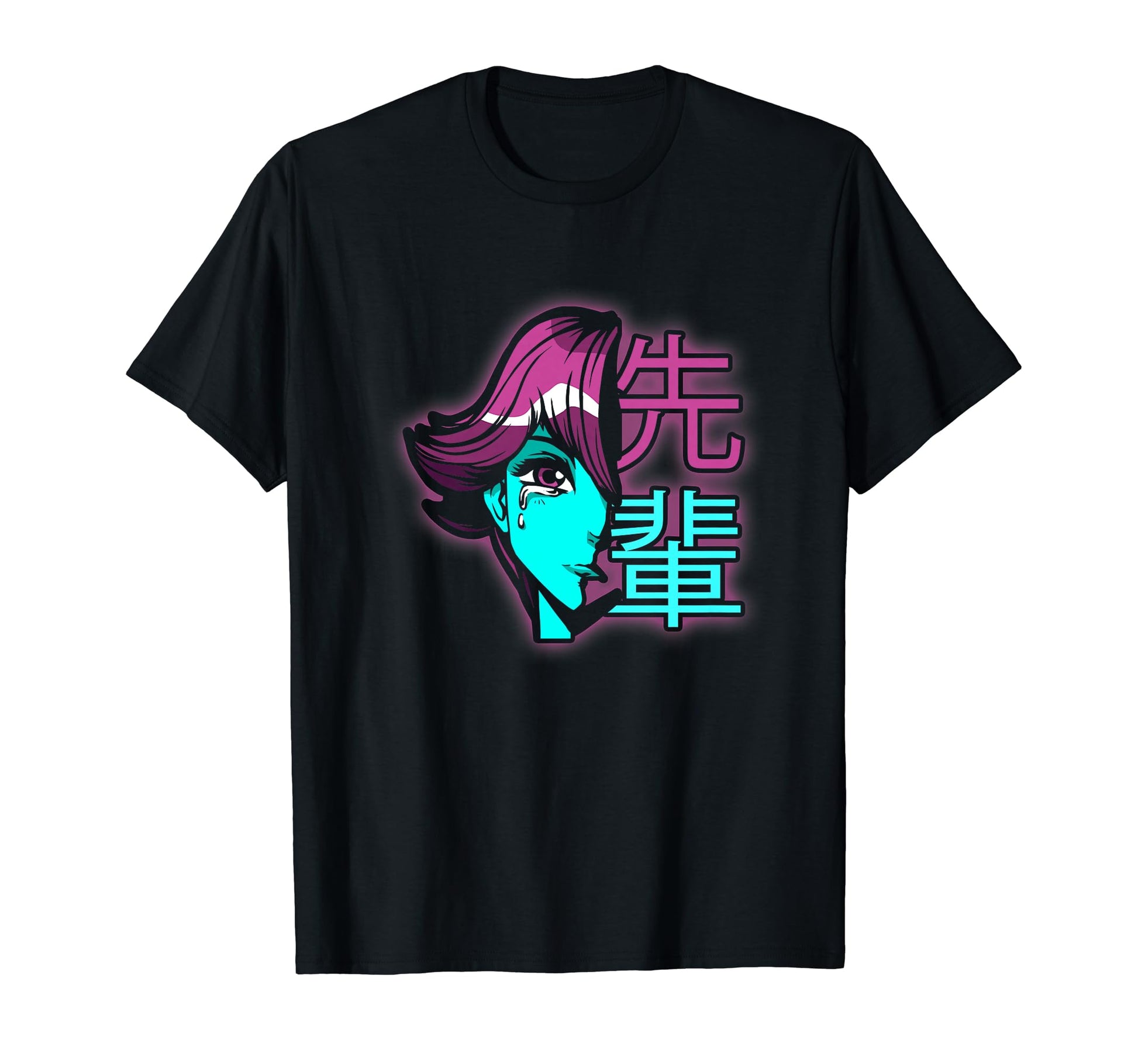 Aesthetic Japanese Kawaii Vaporwave T-Shirt - Custom Art Print for Adults - T-Shirt, Sweatshirt, Hoodie