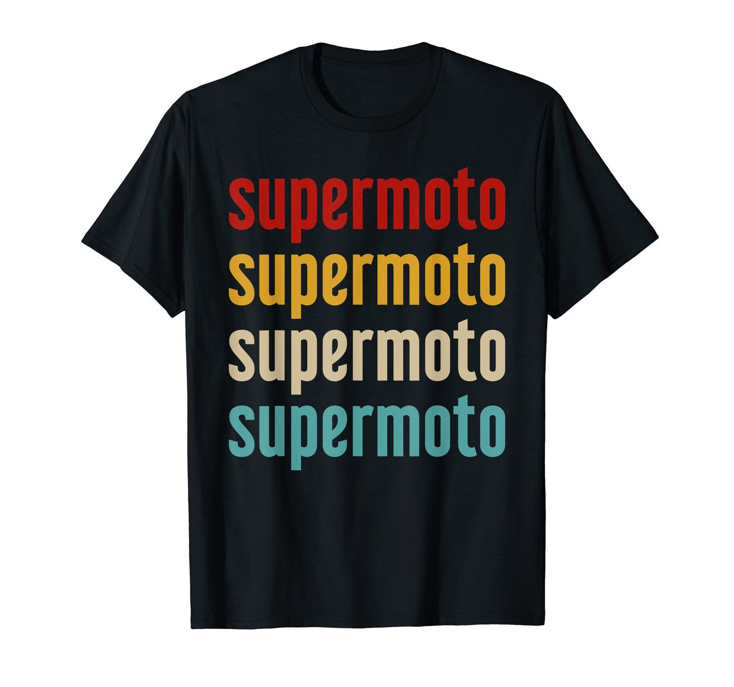 Supermoto Typography Supermoto T-Shirt - Trendy Graphic Unisex - T-Shirt, Sweatshirt, Hoodie