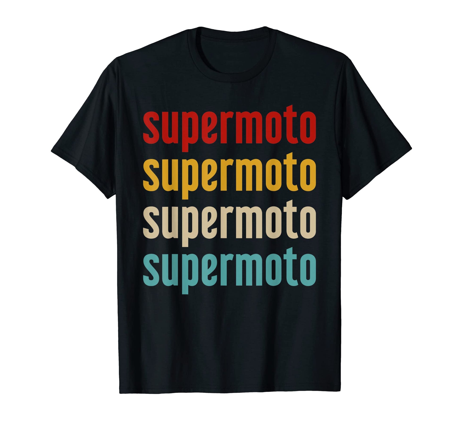 Supermoto Typography Supermoto T-Shirt - Trendy Graphic Unisex - T-Shirt, Sweatshirt, Hoodie