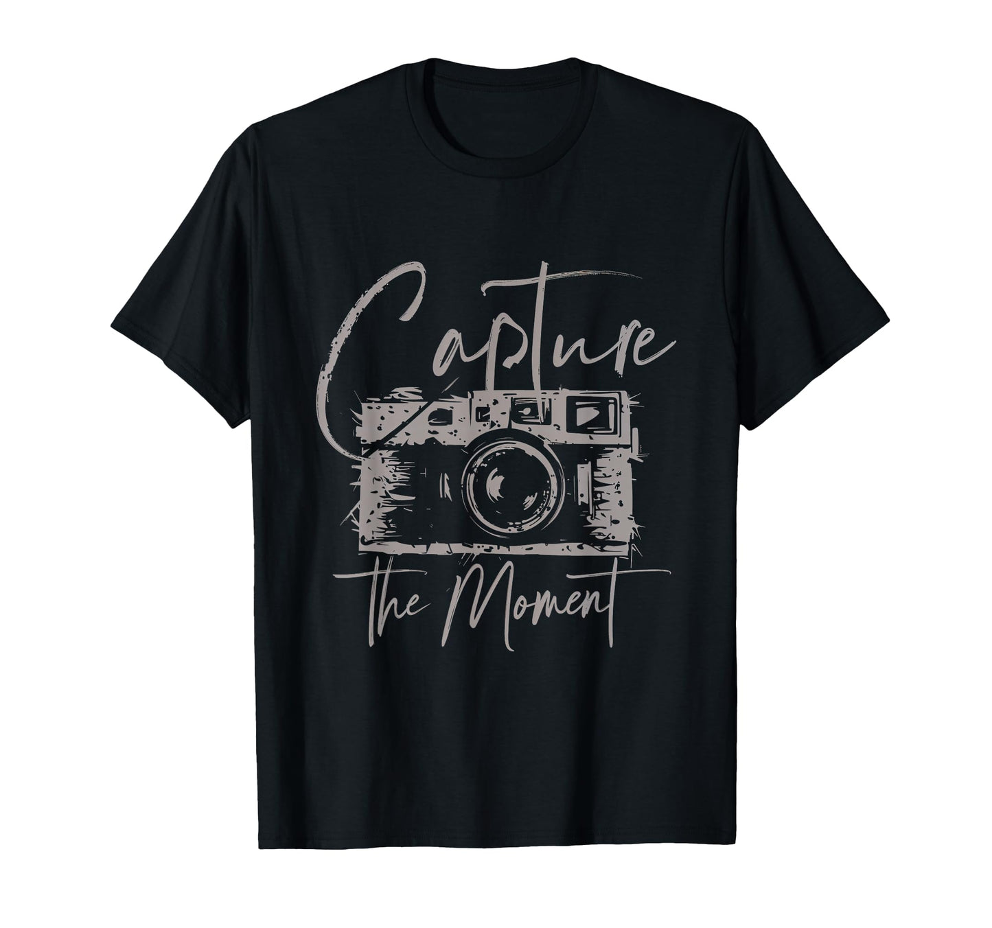 Capture Moment Photography Camera Photo T-Shirt - Minimalist Print Unisex - T-Shirt, Sweatshirt, Hoodie