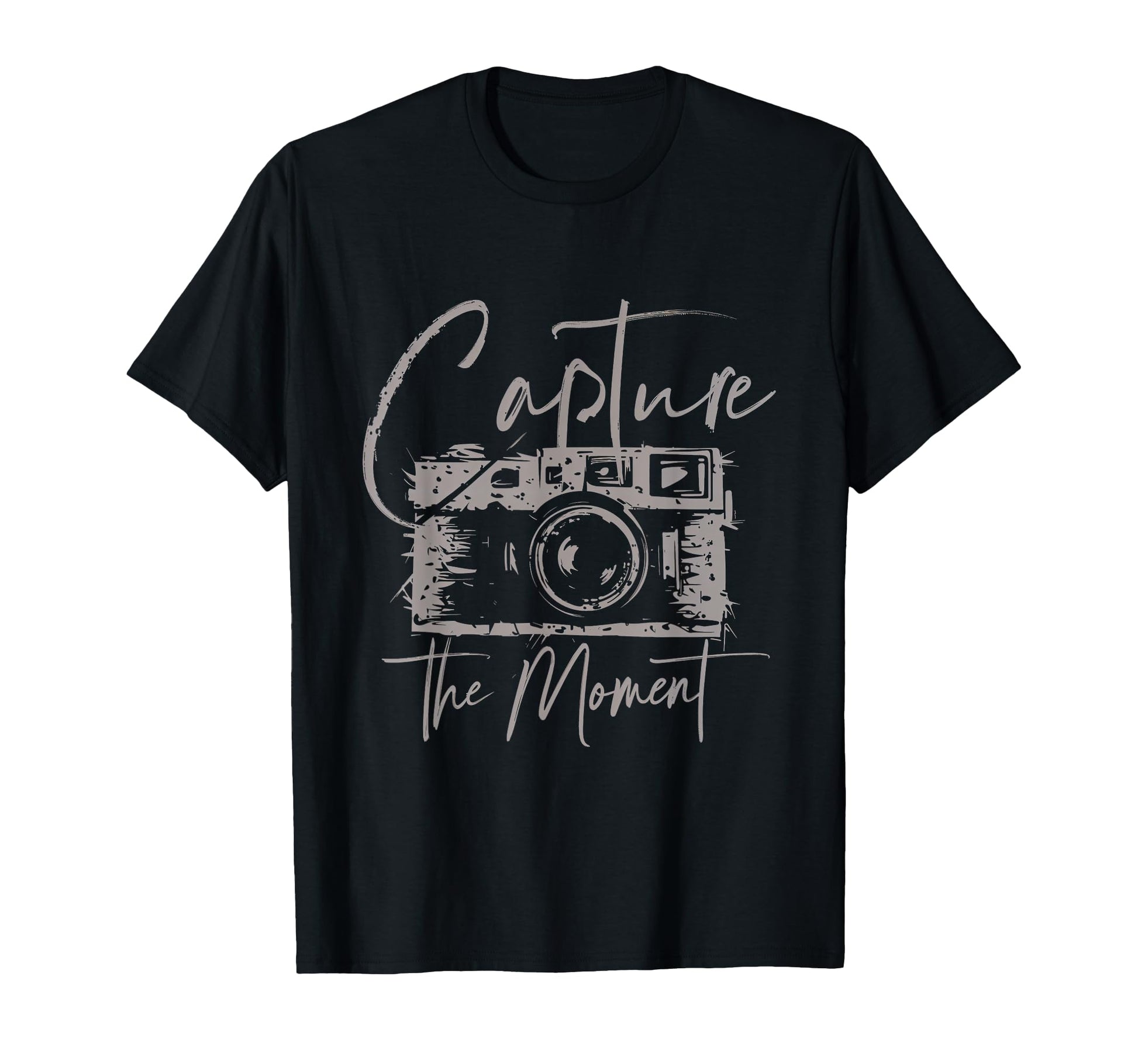 Capture Moment Photography Camera Photo T-Shirt - Minimalist Print Unisex - T-Shirt, Sweatshirt, Hoodie