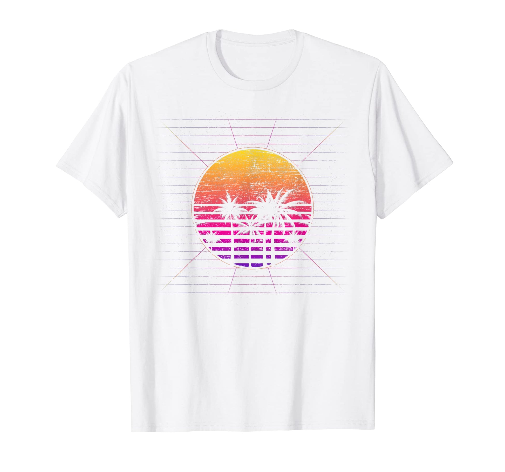 Palm Trees Tropical 90S Art 80S T-Shirt - Trendy Graphic Men Women - T-Shirt, Sweatshirt, Hoodie