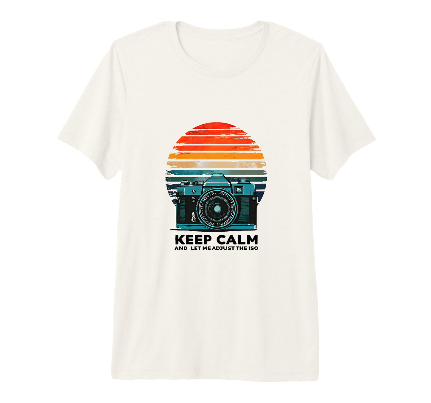 Keep Calm And Let Me Adjust Iso T-Shirt - Minimalist Print for Adults - T-Shirt, Sweatshirt, Hoodie