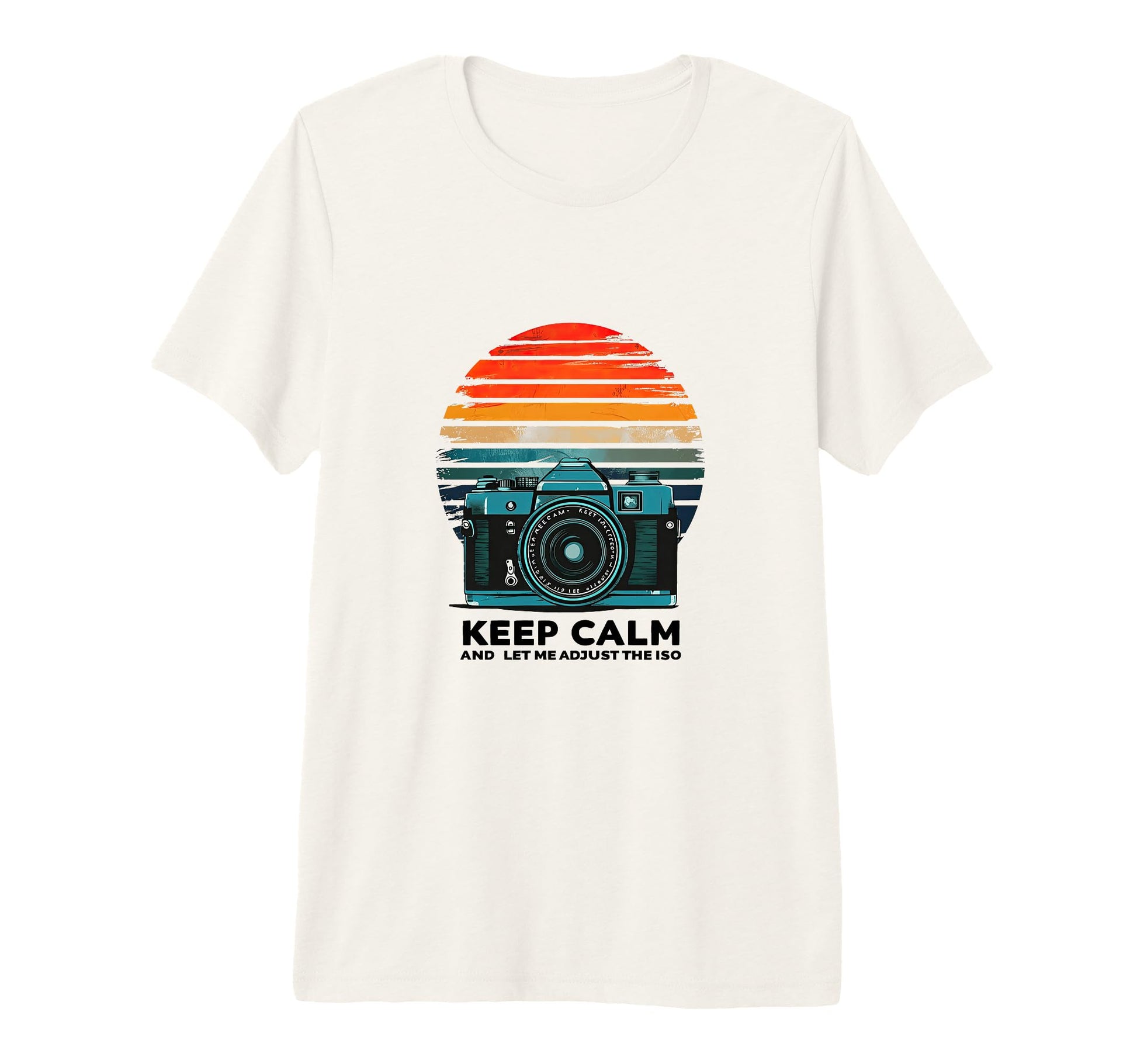 Keep Calm And Let Me Adjust Iso T-Shirt - Minimalist Print for Adults - T-Shirt, Sweatshirt, Hoodie