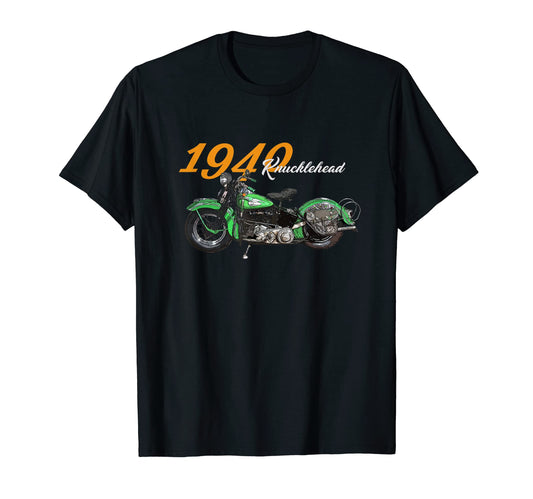 1940 Knucklehead Motorcycles Bikers T-Shirt - Streetwear Style Unisex - T-Shirt, Sweatshirt, Hoodie