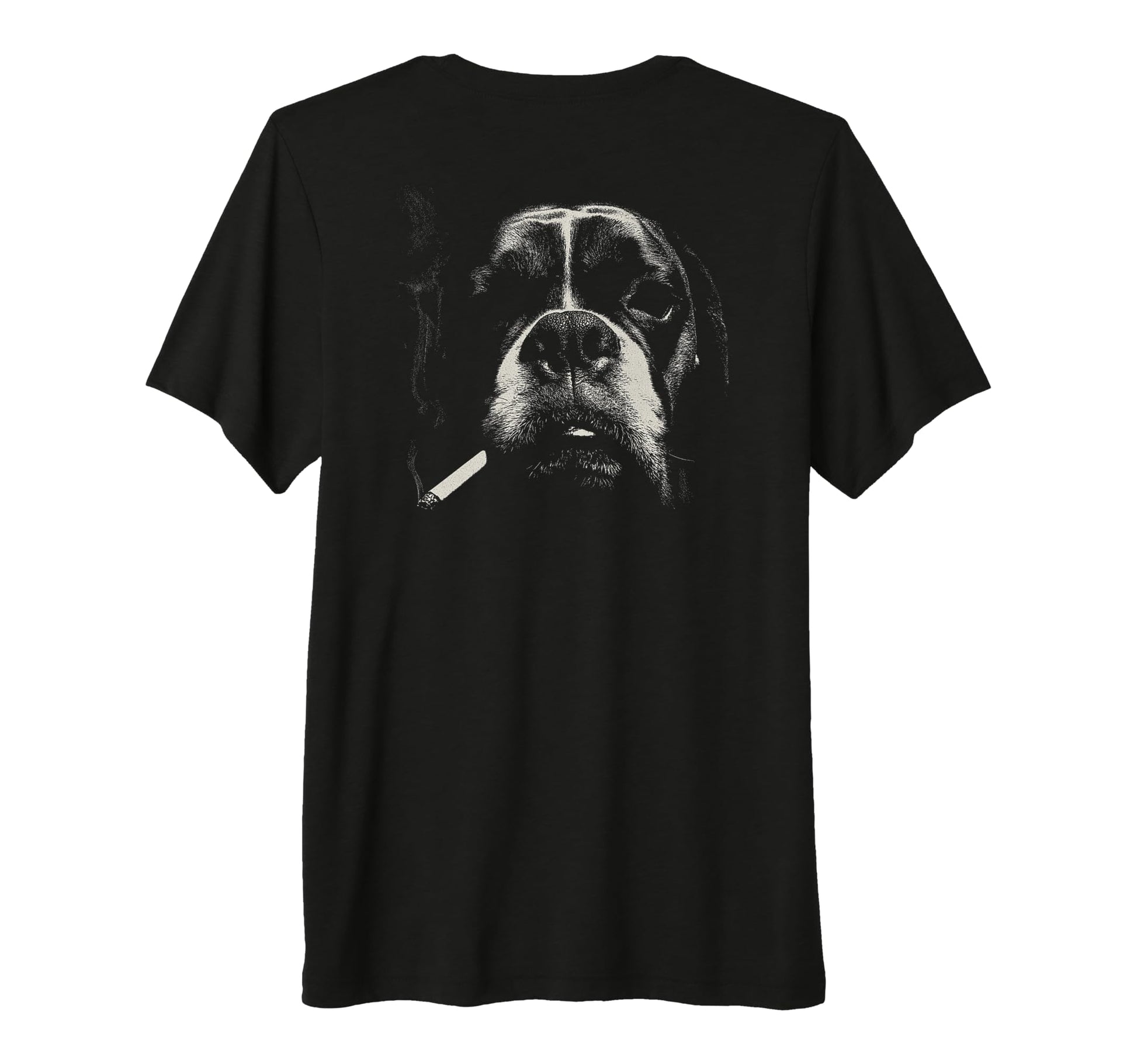 Boxer Smoking Cigarette Grunge Meme 90S Art T-Shirt - Graphic Print Unisex - T-Shirt, Sweatshirt, Hoodie