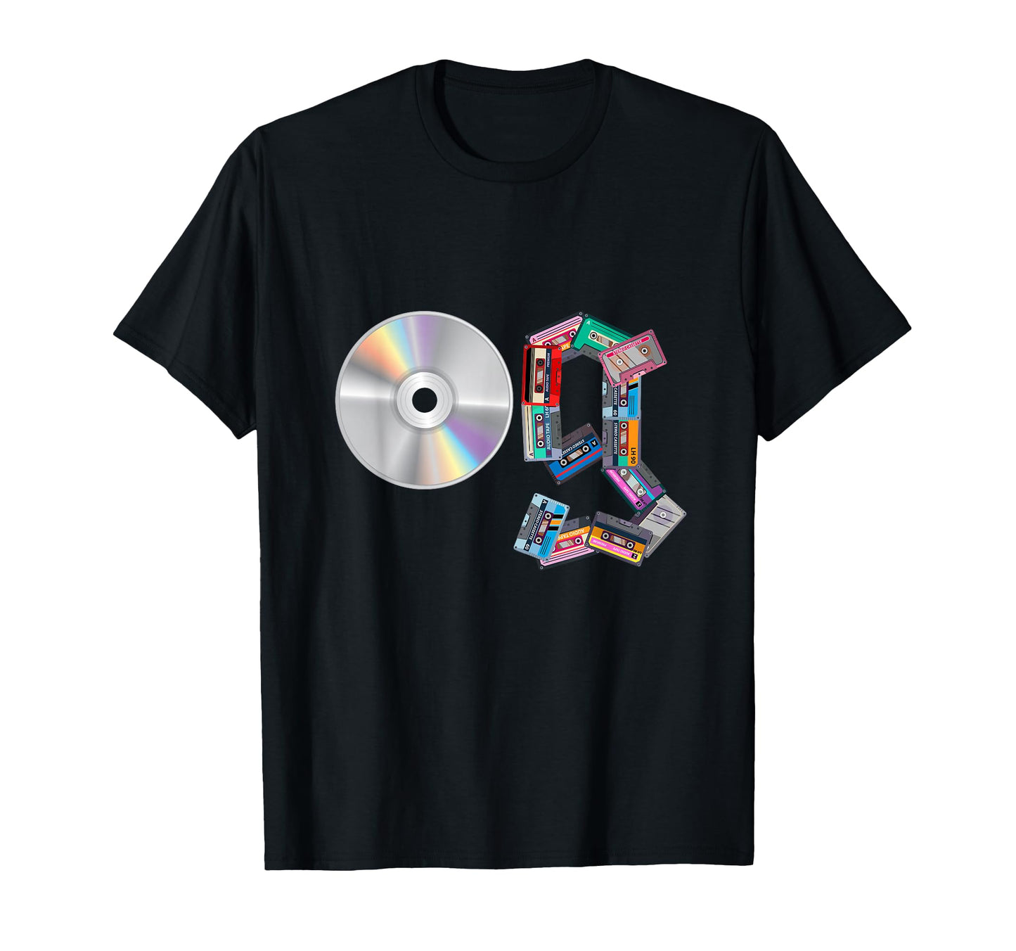 Old School Og Hip Hop Head Vinyl Cds T-Shirt - Casual Everyday Wear Unisex - T-Shirt, Sweatshirt, Hoodie