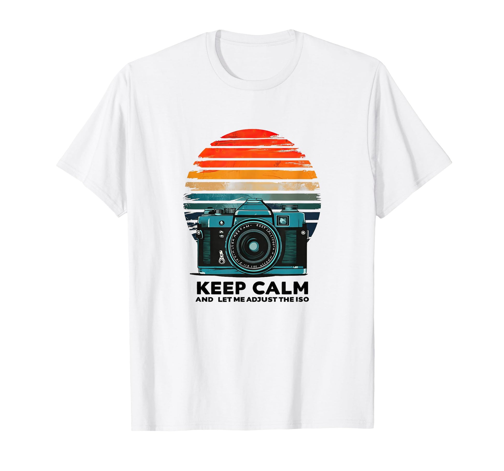 Camera Photography Iso Sunset T-Shirt - Aesthetic Graphic Men Women - T-Shirt, Sweatshirt, Hoodie