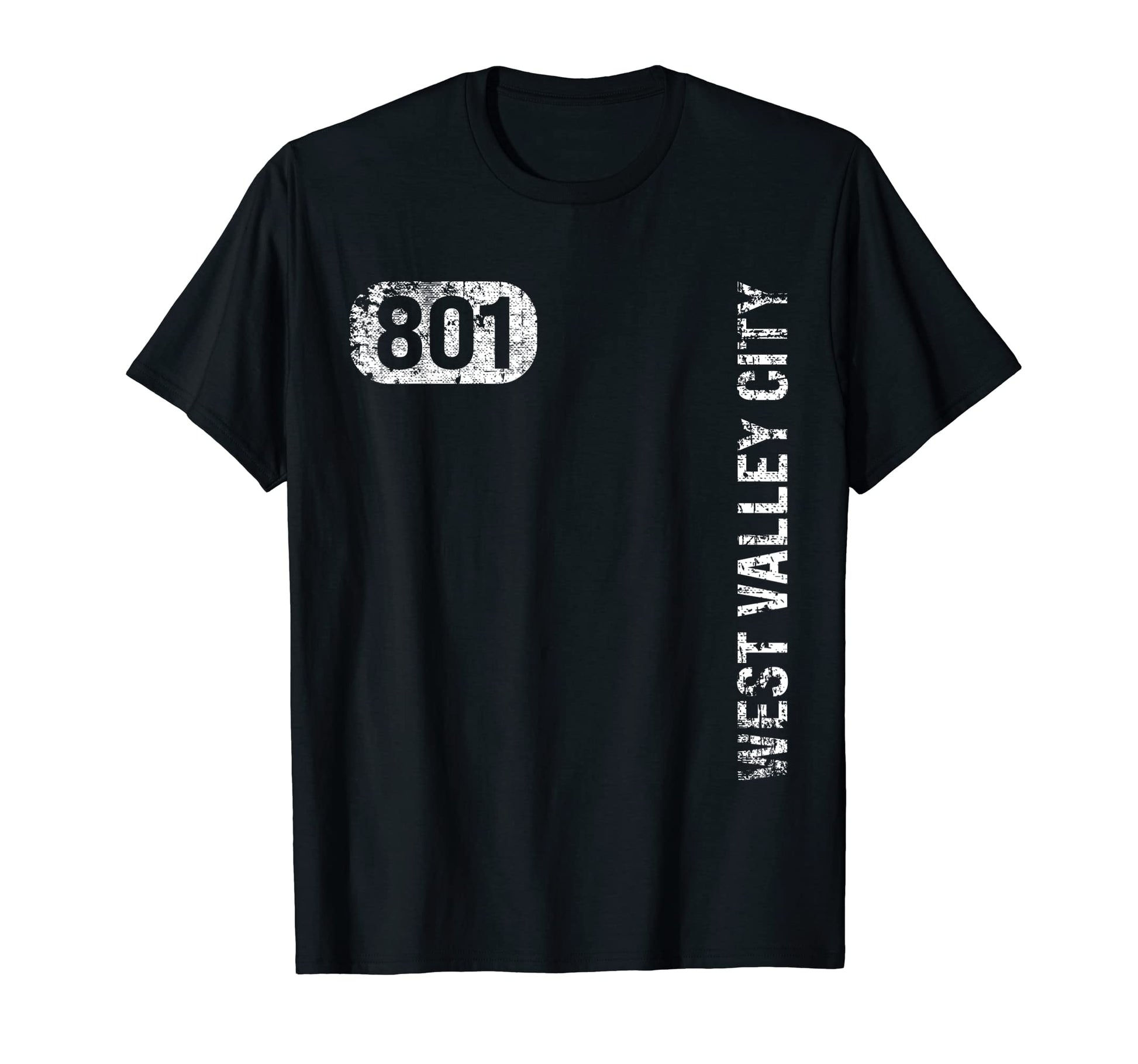 West Valley City Utah 801 Area Code T-Shirt - Streetwear Style Unisex - T-Shirt, Sweatshirt, Hoodie