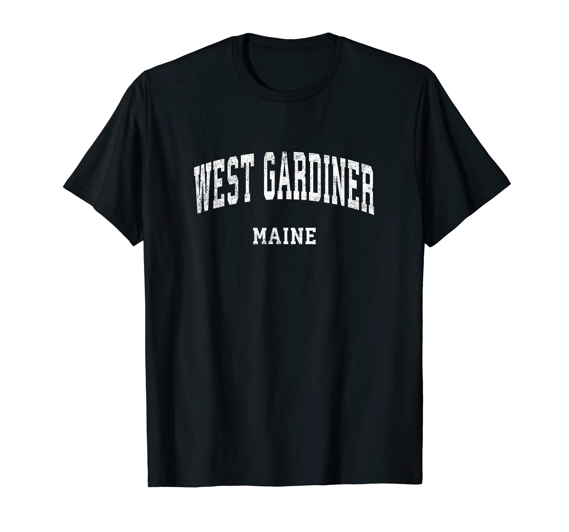 West Gardiner Maine Me Athletic Sports T-Shirt - Aesthetic Graphic Unisex - T-Shirt, Sweatshirt, Hoodie