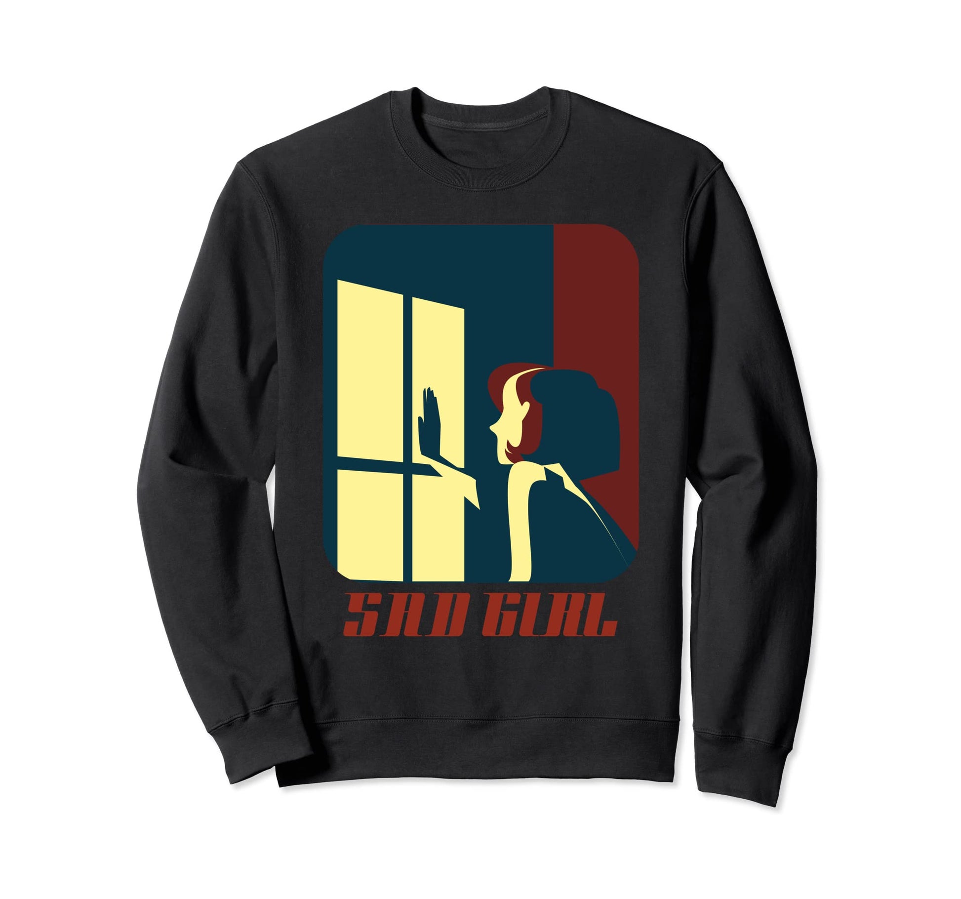 Goth Alt Aesthetic Sad Emo Anime Sweatshirt - Minimalist Print Men Women - T-Shirt, Sweatshirt, Hoodie
