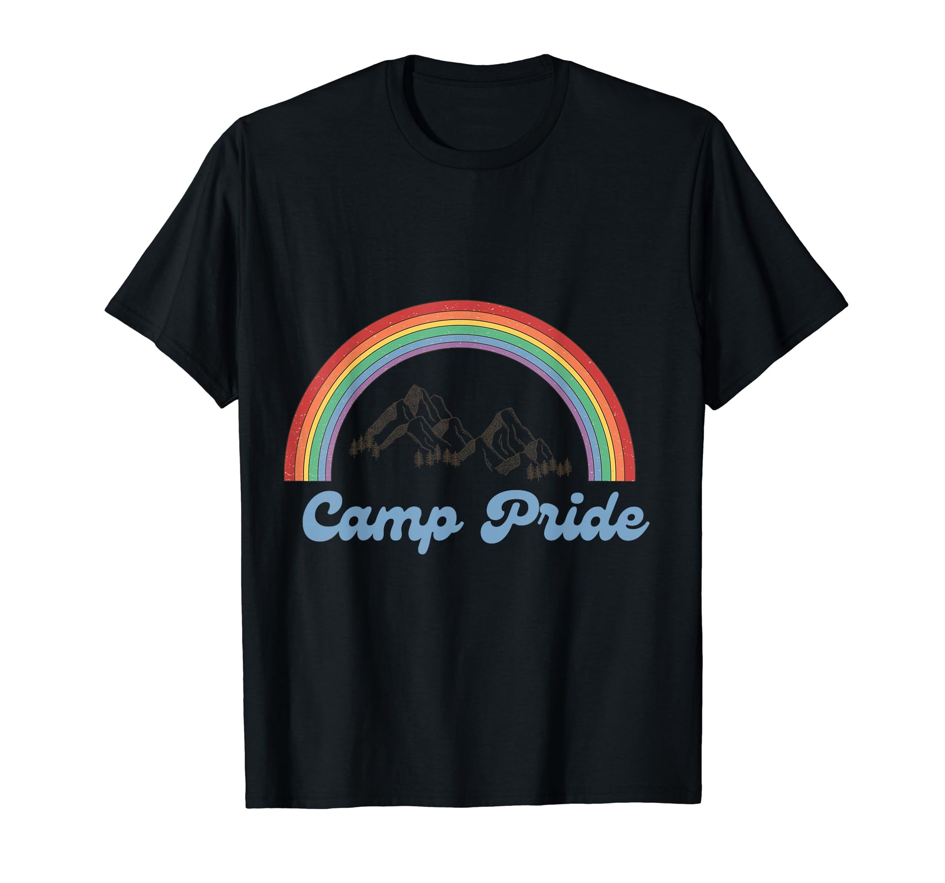 Rainbow Camp Pride T-Shirt - Custom Art Print Men Women - T-Shirt, Sweatshirt, Hoodie