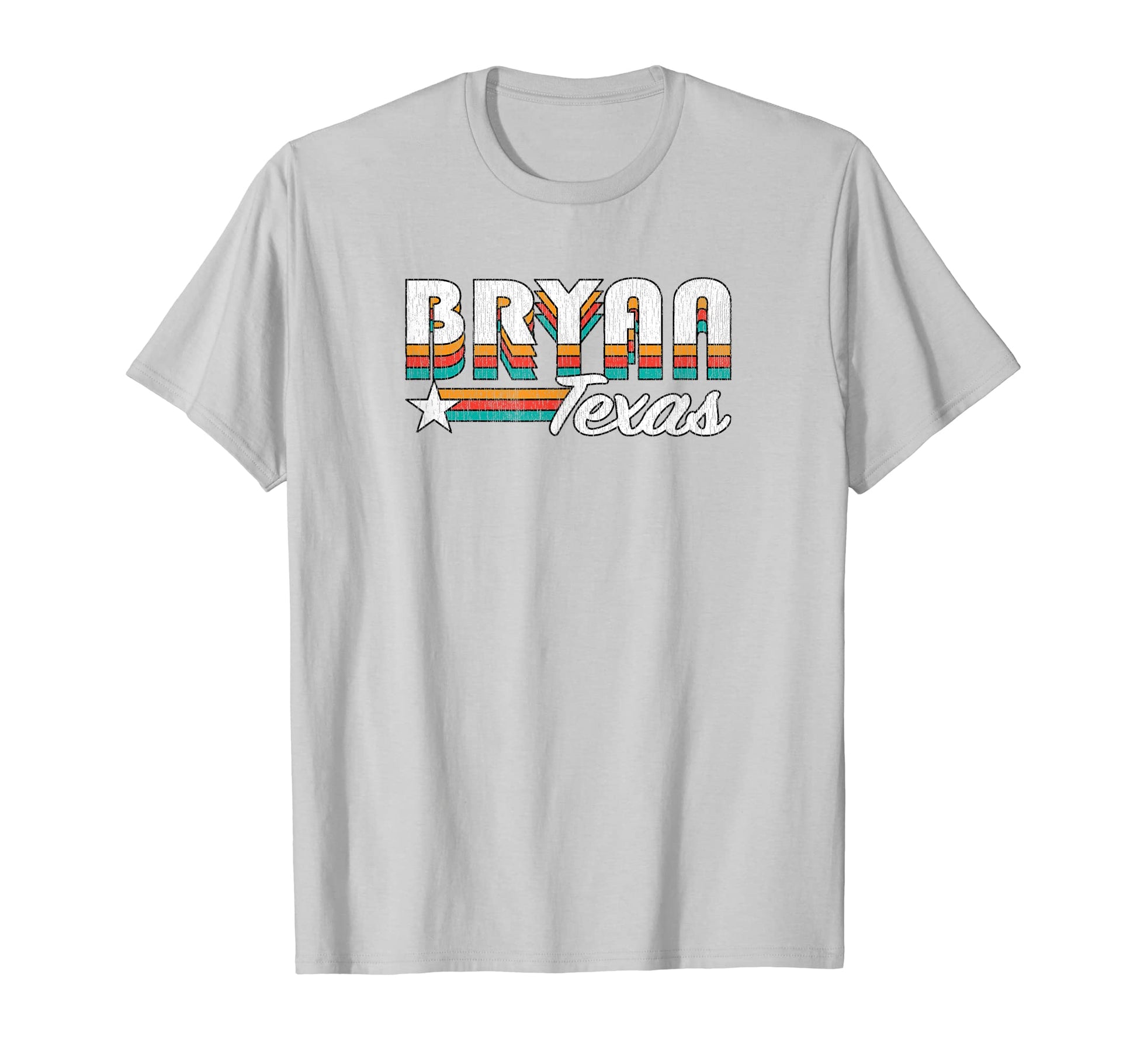 Bryan Tx Bryan Texas Rainbow T-Shirt - Aesthetic Graphic for Adults - T-Shirt, Sweatshirt, Hoodie