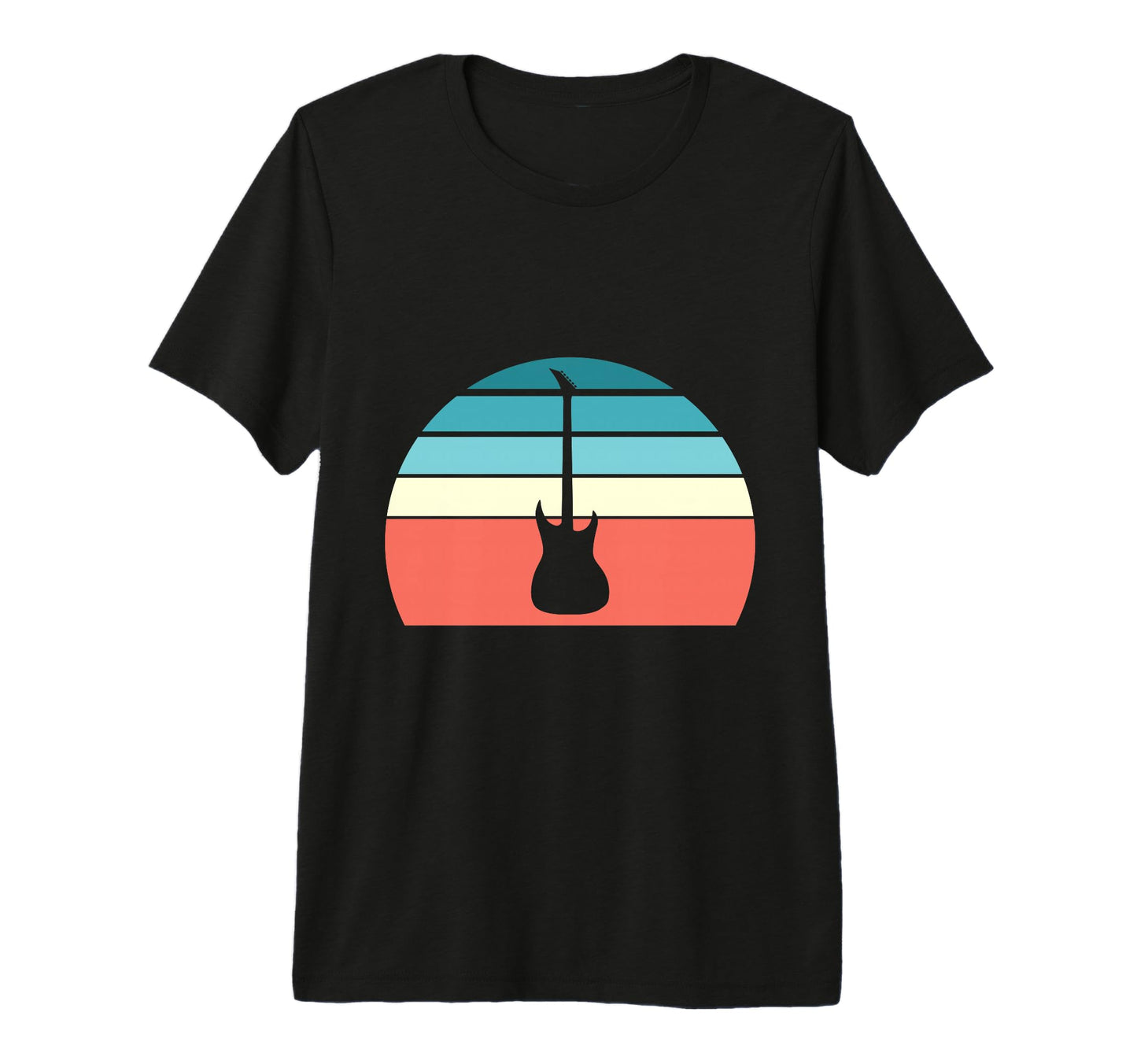 Guitar Sunset Rock Music Festival Tri T-Shirt - Graphic Print Men Women - T-Shirt, Sweatshirt, Hoodie