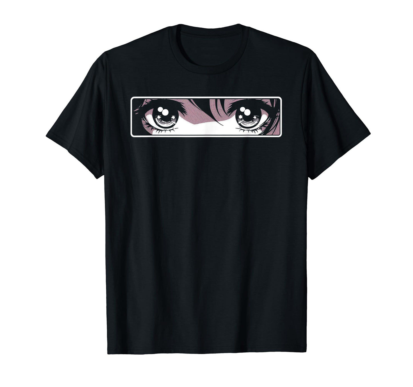 Anime Eyes Vaporwave Aesthetic Japanese T-Shirt - Trendy Graphic Men Women - T-Shirt, Sweatshirt, Hoodie