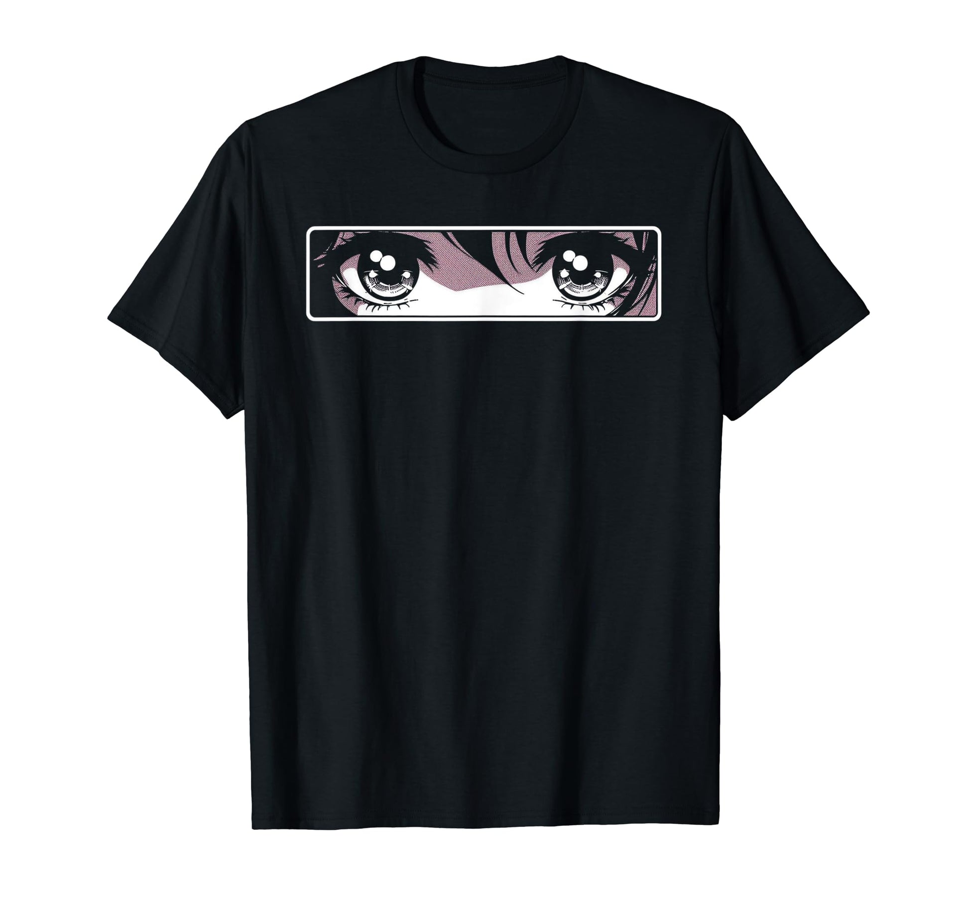 Anime Eyes Vaporwave Aesthetic Japanese T-Shirt - Trendy Graphic Men Women - T-Shirt, Sweatshirt, Hoodie