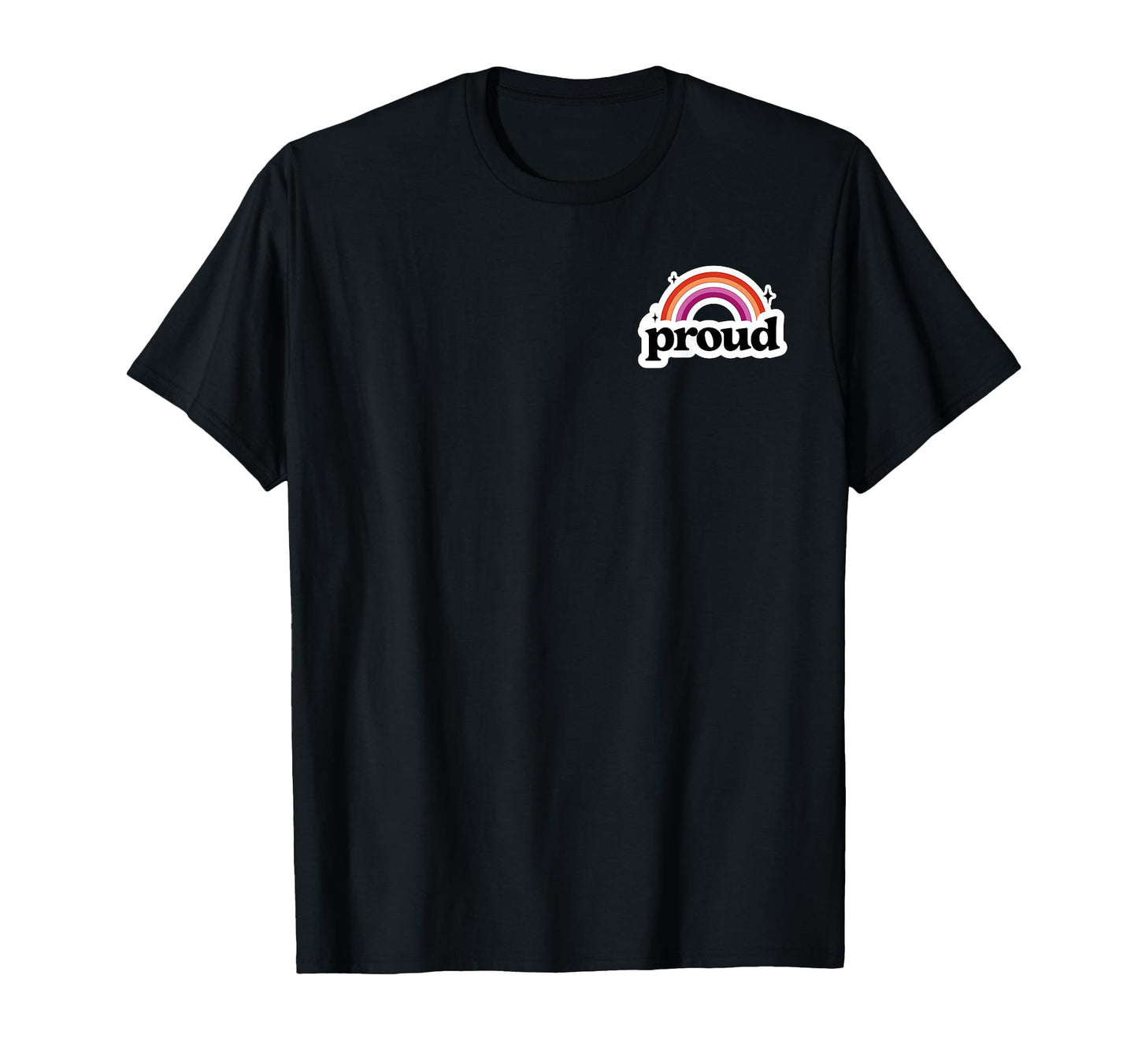 Lesbian Pride Flag Proud Gay Wlw T-Shirt - Graphic Print for Adults - T-Shirt, Sweatshirt, Hoodie
