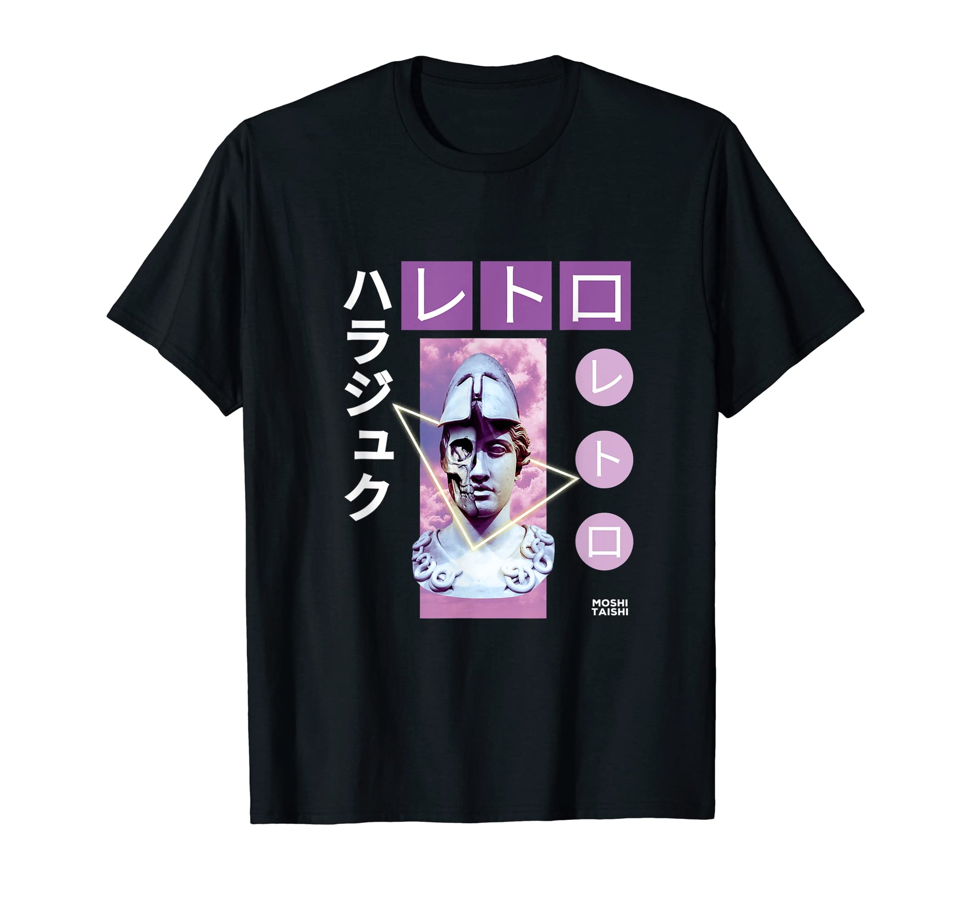 Vaporwave Statue Aesthetic Art Glitch T-Shirt - Custom Art Print Men Women - T-Shirt, Sweatshirt, Hoodie