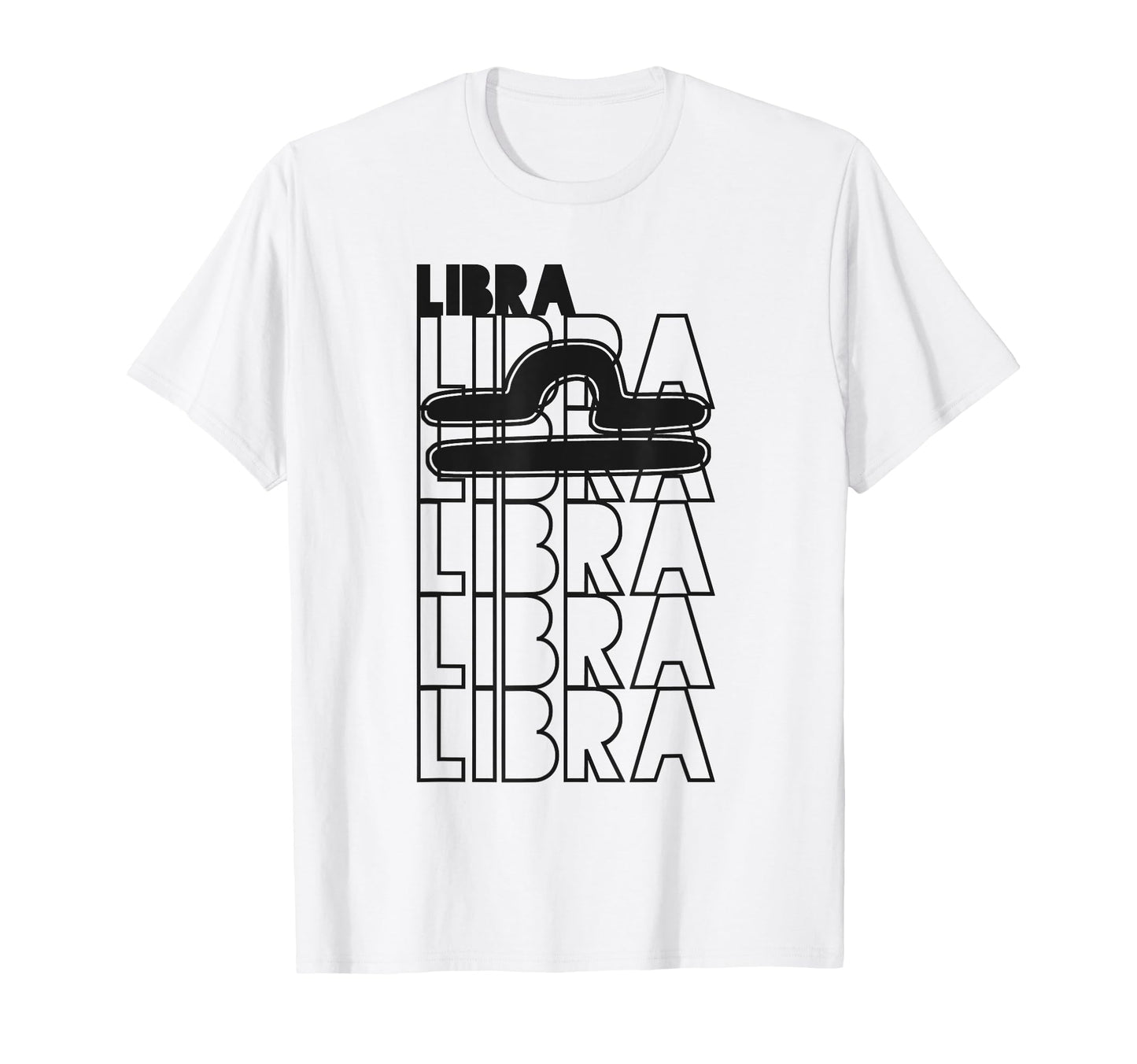 Libra Star Sign Typography Astrology T-Shirt - Minimalist Print Men Women - T-Shirt, Sweatshirt, Hoodie