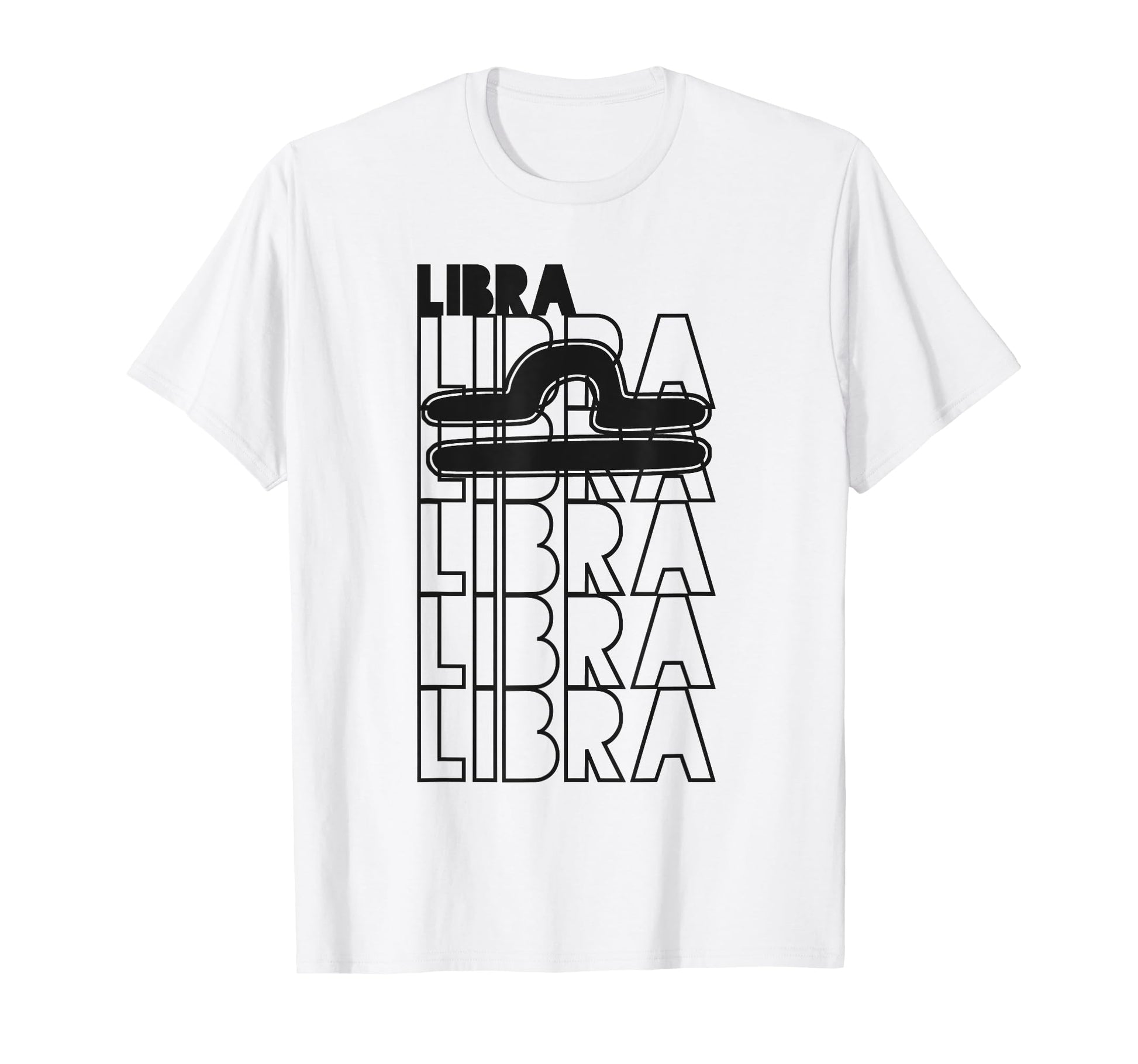 Libra Star Sign Typography Astrology T-Shirt - Minimalist Print Men Women - T-Shirt, Sweatshirt, Hoodie