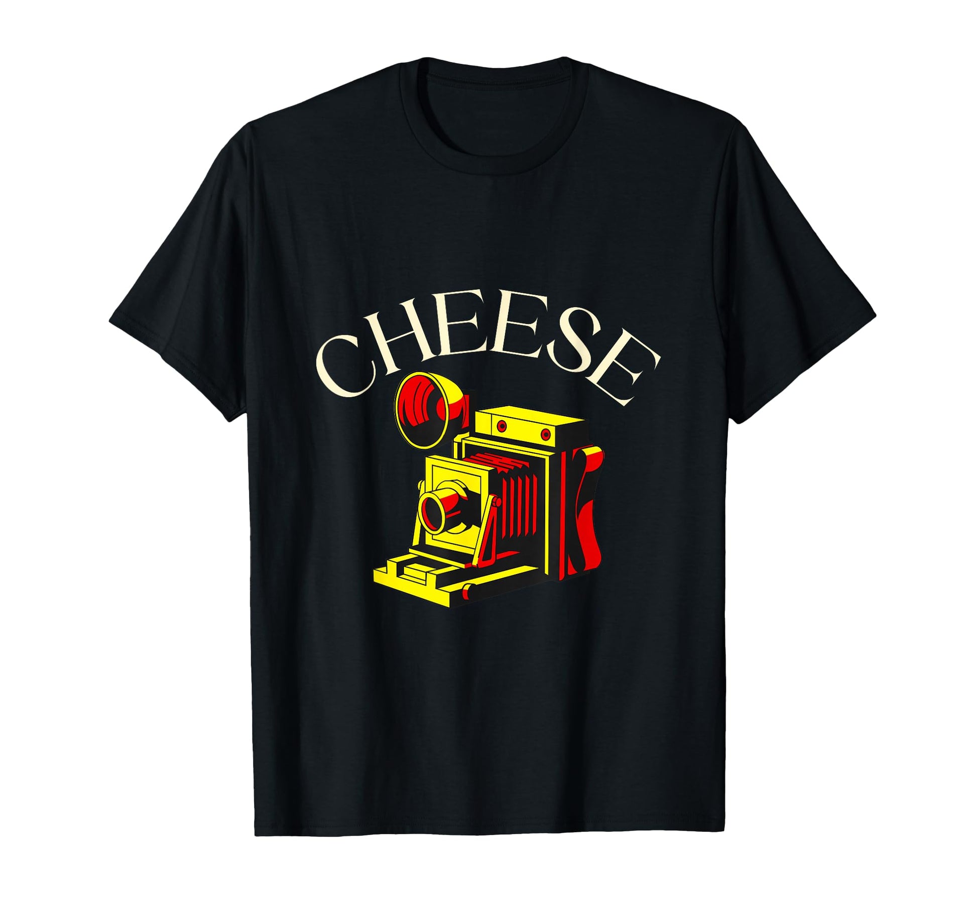 Cheese Camera Pop Art T-Shirt - Unique Graphic Men Women - T-Shirt, Sweatshirt, Hoodie