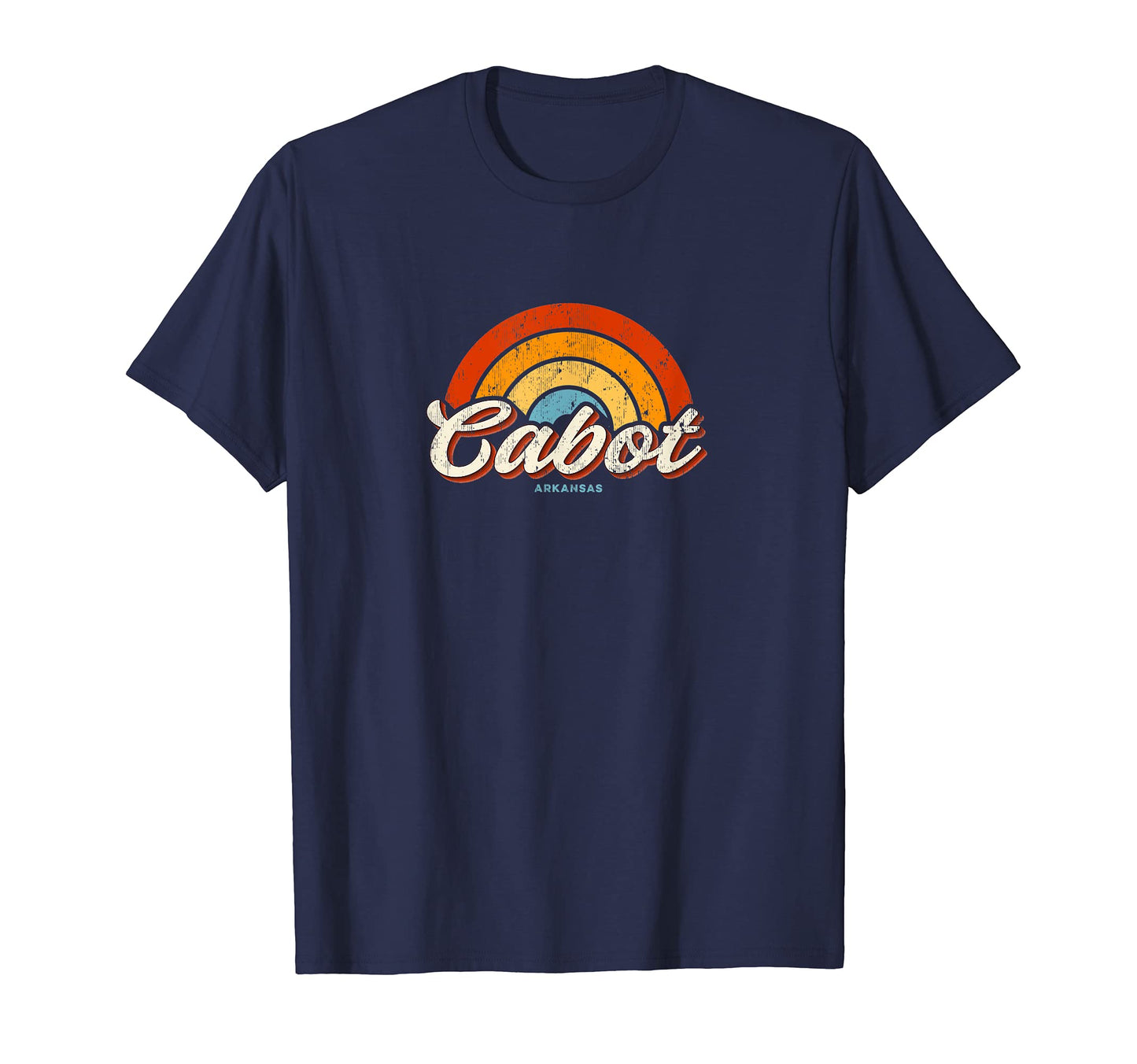 Cabot Arkansas Ar Rainbow 70S T-Shirt - Trendy Graphic Men Women - T-Shirt, Sweatshirt, Hoodie