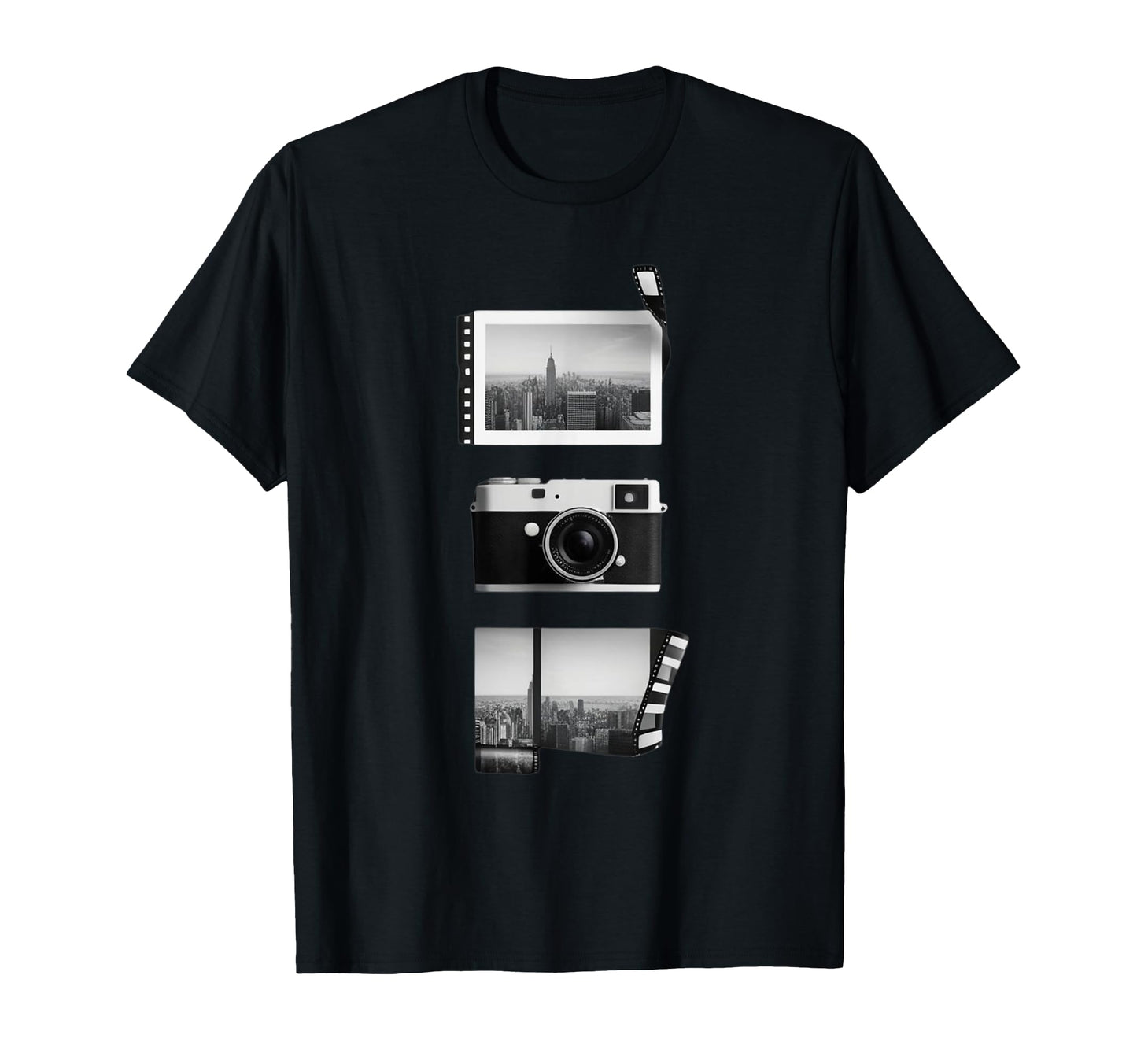 New York City Camera Film Strip T-Shirt - Trendy Graphic Men Women - T-Shirt, Sweatshirt, Hoodie