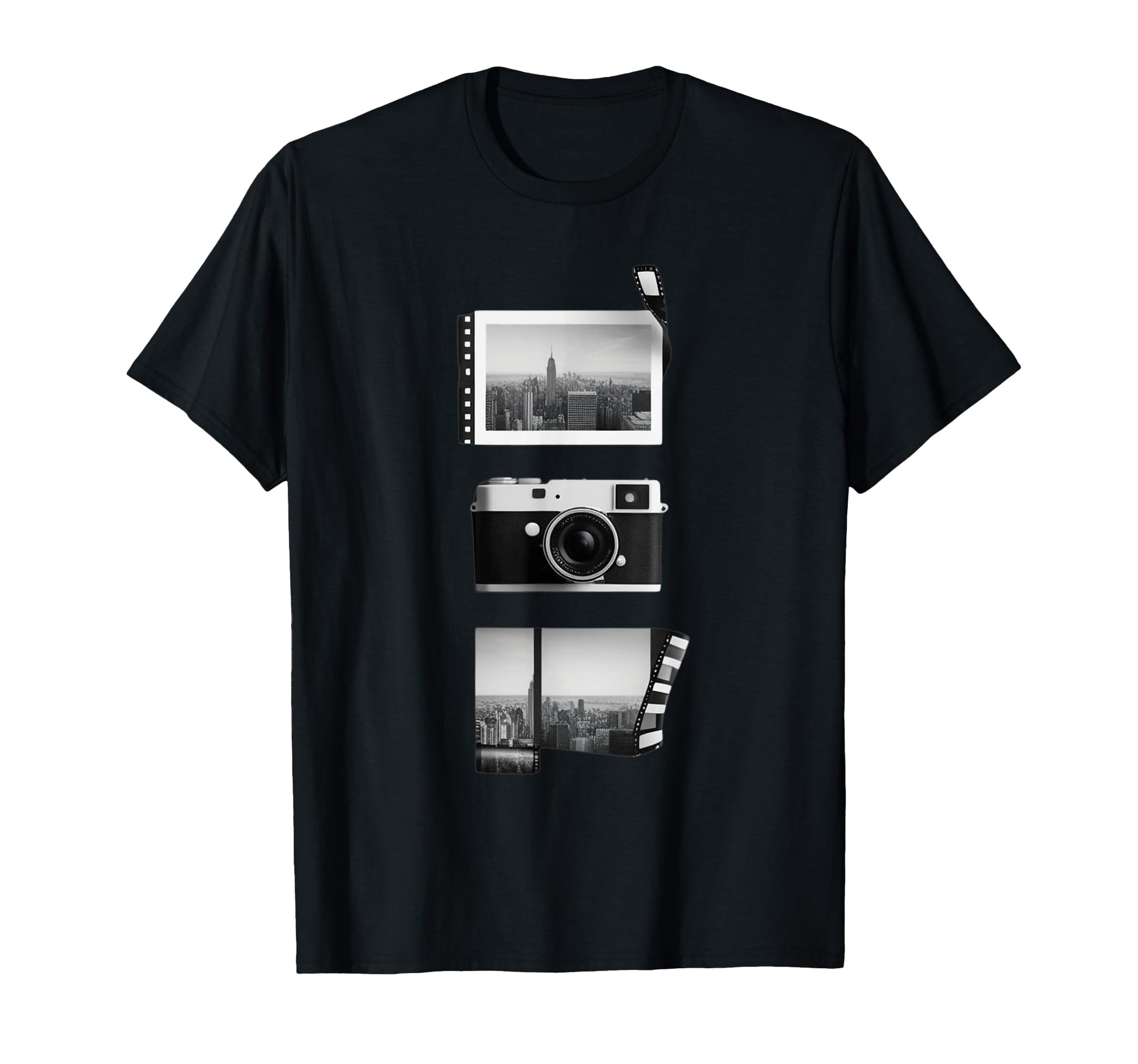 New York City Camera Film Strip T-Shirt - Trendy Graphic Men Women - T-Shirt, Sweatshirt, Hoodie