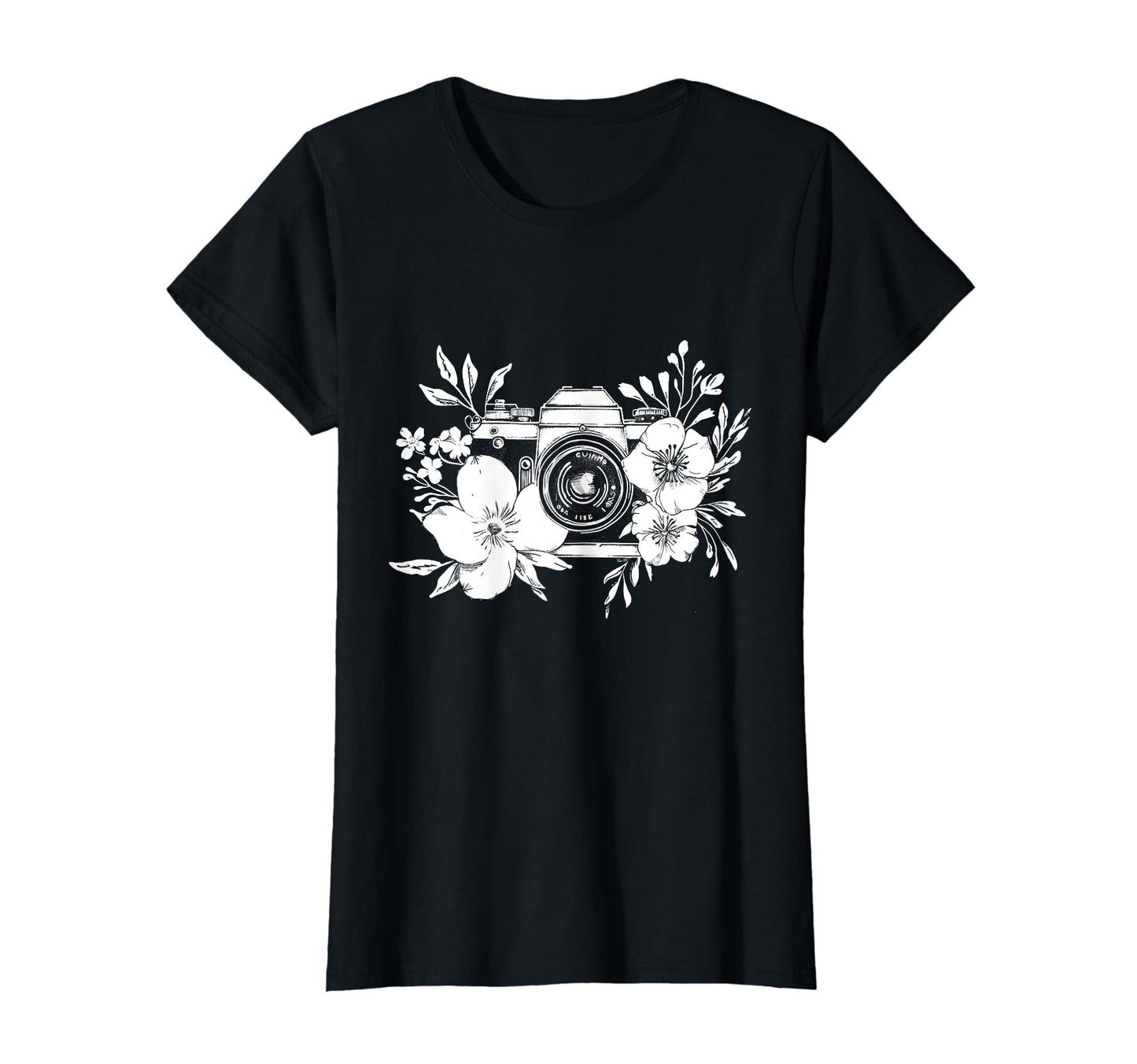 Photographer Camera Flowers Photography T-Shirt - Trendy Graphic Men Women - T-Shirt, Sweatshirt, Hoodie