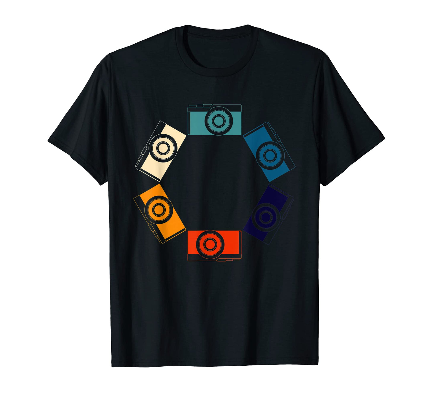 Minimalist Photographer Camera T-Shirt - Unique Graphic Men Women - T-Shirt, Sweatshirt, Hoodie