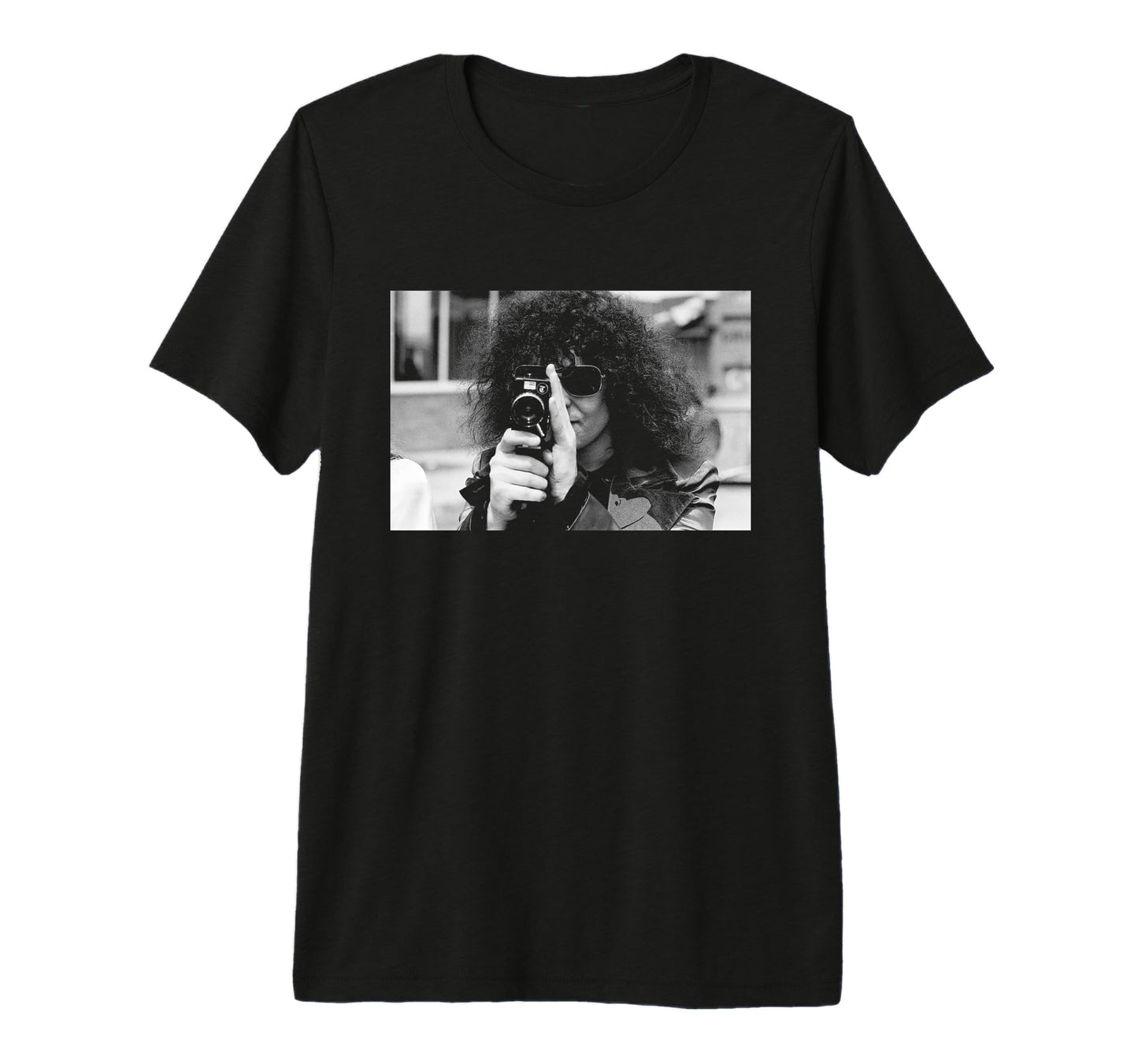 T Rex Marc Bolan Rock Band Camera 1972 T-Shirt - Unique Graphic for Adults - T-Shirt, Sweatshirt, Hoodie