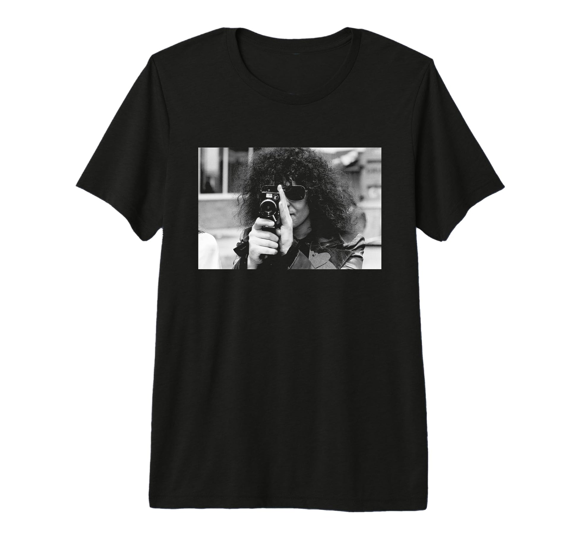 T Rex Marc Bolan Rock Band Camera 1972 T-Shirt - Unique Graphic for Adults - T-Shirt, Sweatshirt, Hoodie