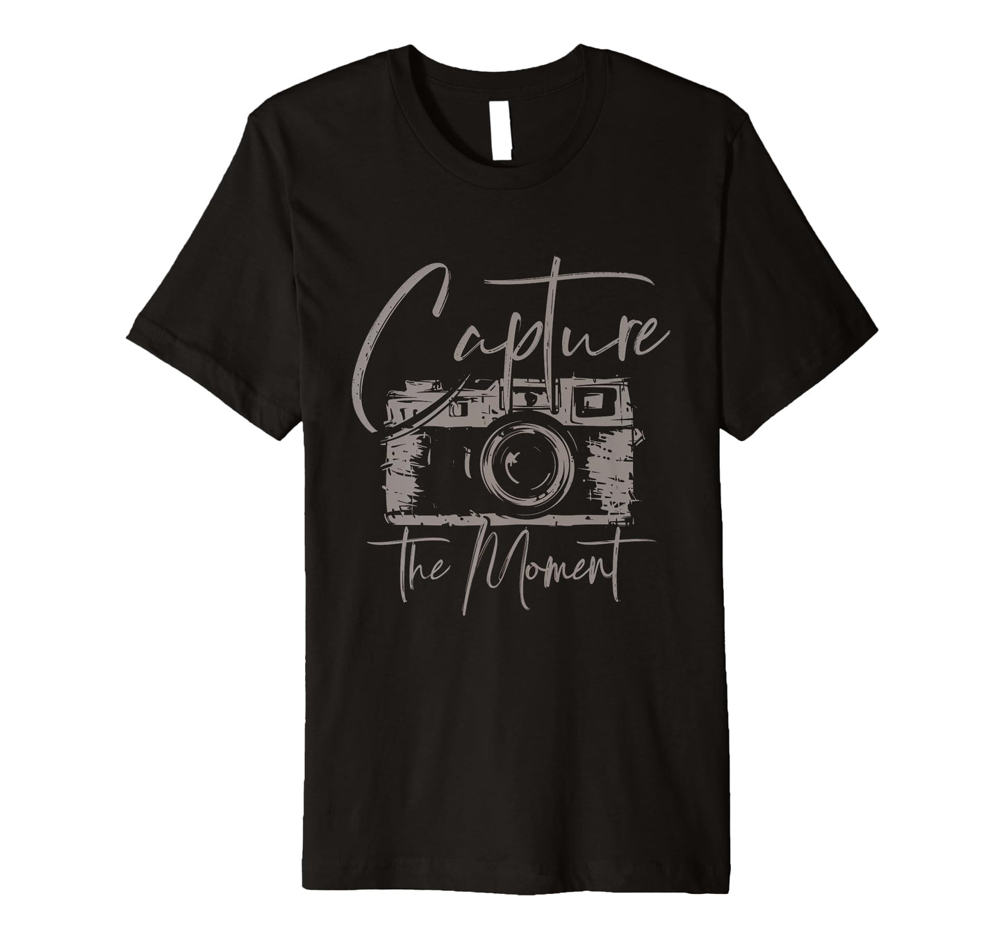 Capture Moment Photography Camera T-Shirt - Casual Everyday Wear Unisex - T-Shirt, Sweatshirt, Hoodie