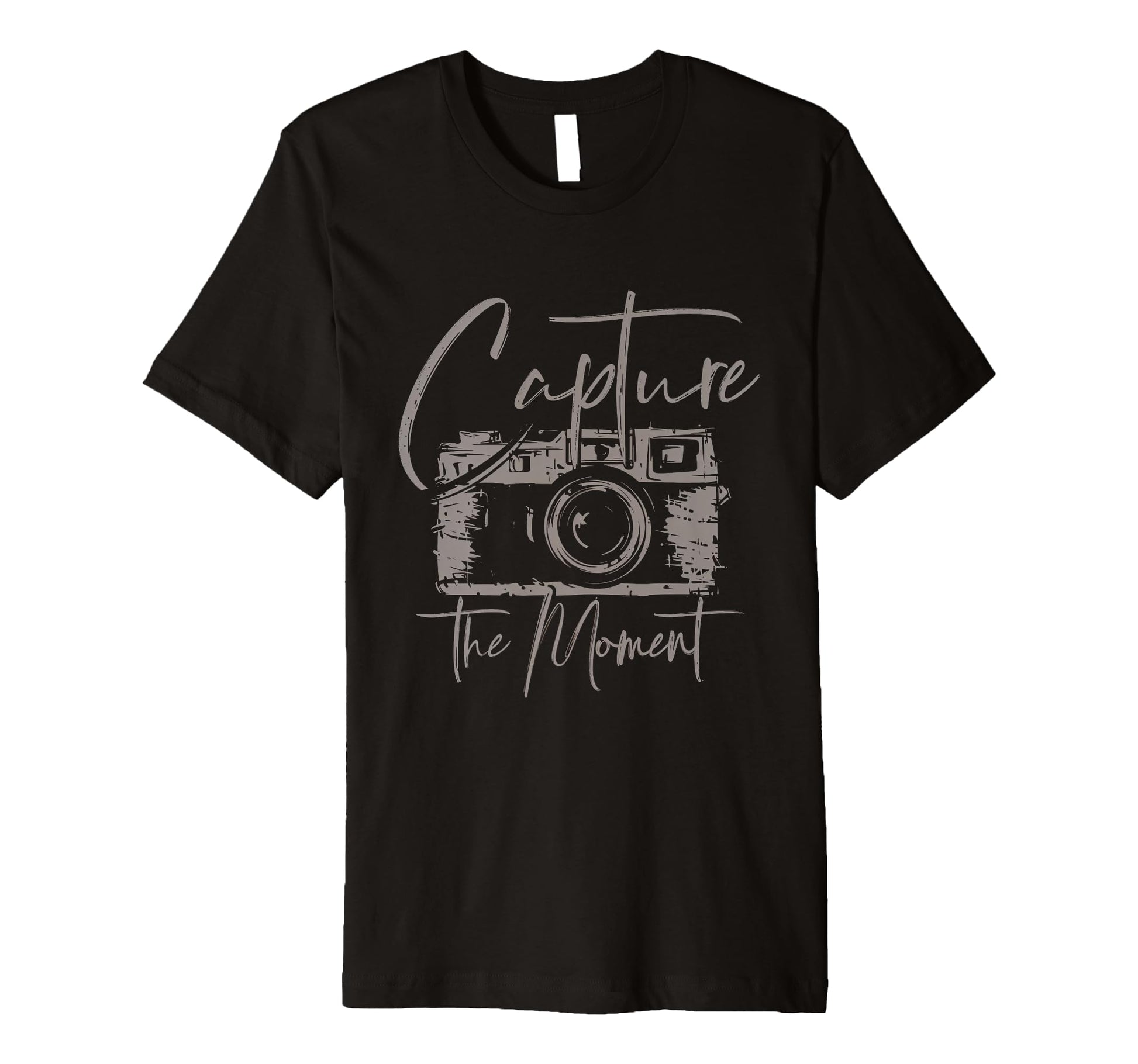 Capture Moment Photography Camera T-Shirt - Casual Everyday Wear Unisex - T-Shirt, Sweatshirt, Hoodie