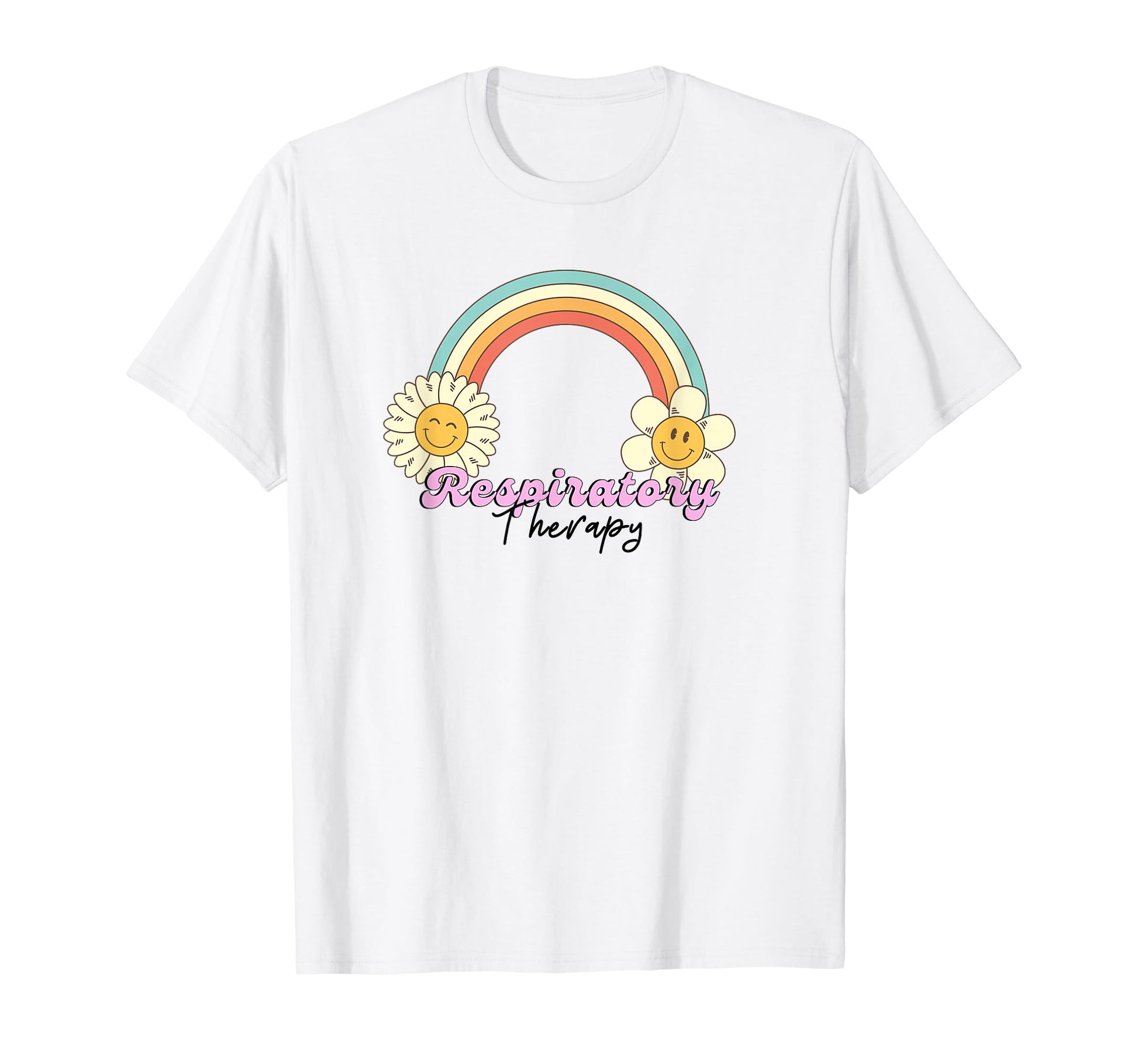 Rainbow Respiratory Therapy Therapist T-Shirt - Fun Novelty Design Unisex - T-Shirt, Sweatshirt, Hoodie