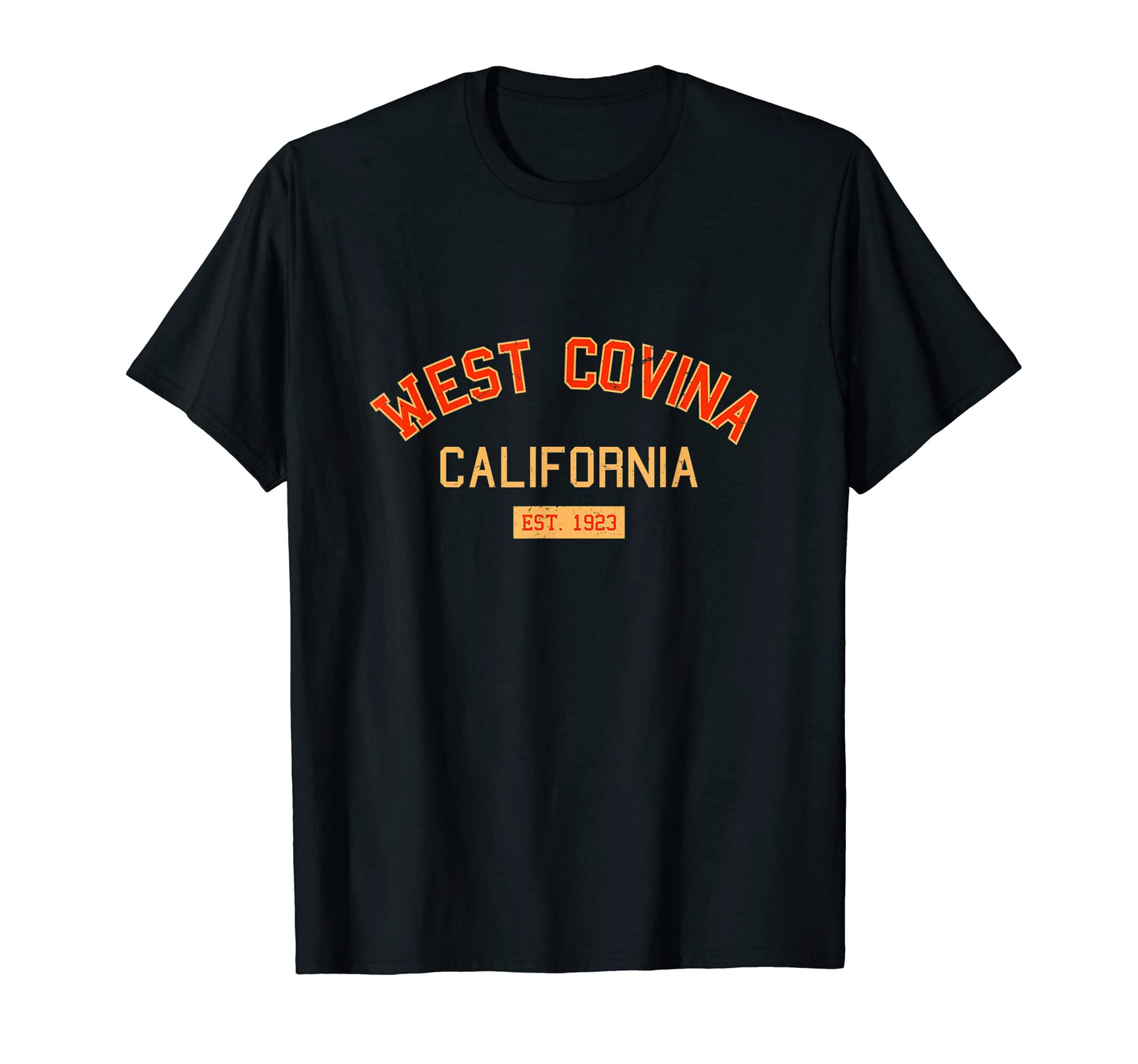 West Covina California 1923 Ca Los T-Shirt - Minimalist Print Unisex - T-Shirt, Sweatshirt, Hoodie