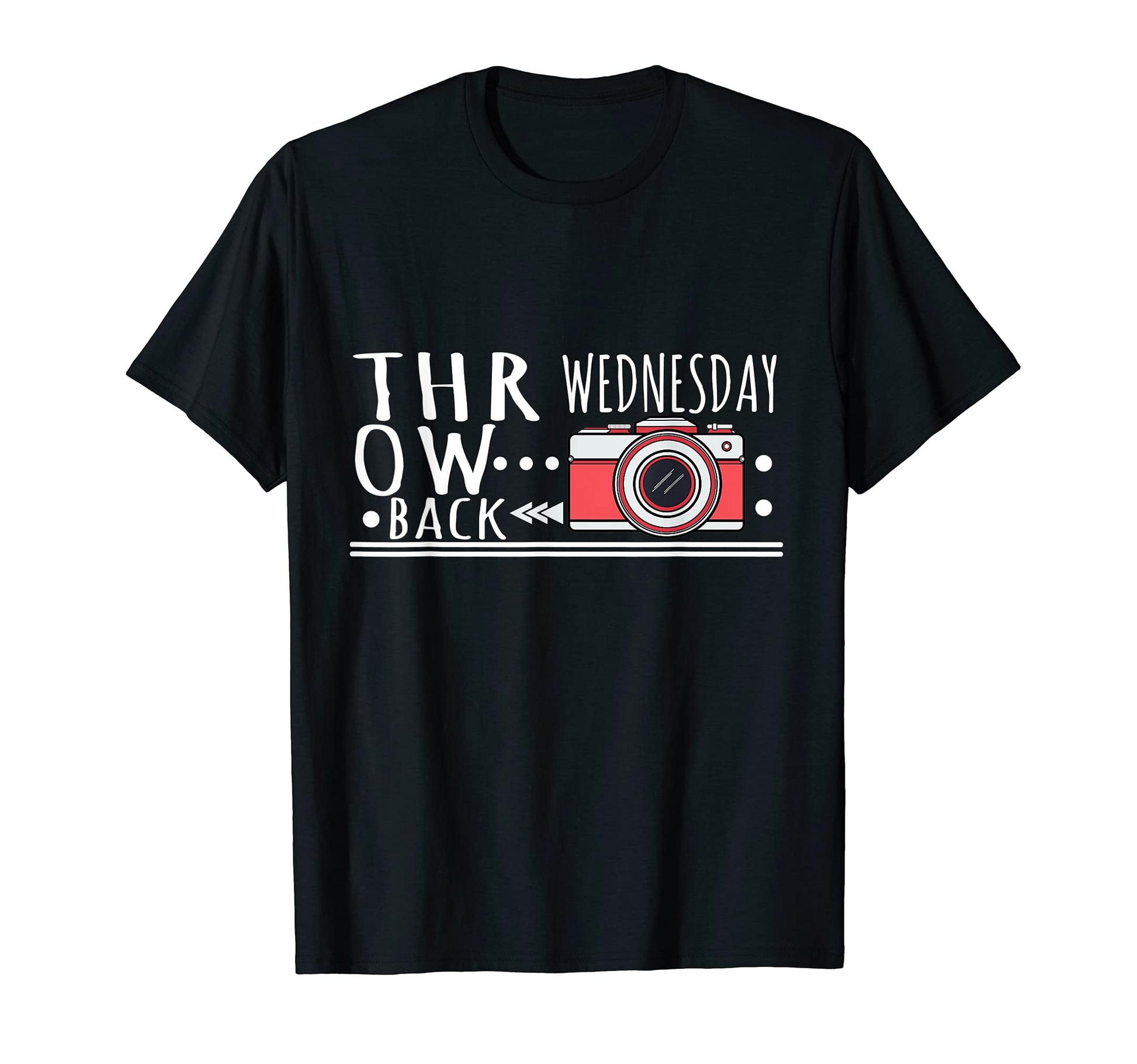 Photography Gifts Throwback Camera T-Shirt - Unique Graphic Men Women - T-Shirt, Sweatshirt, Hoodie