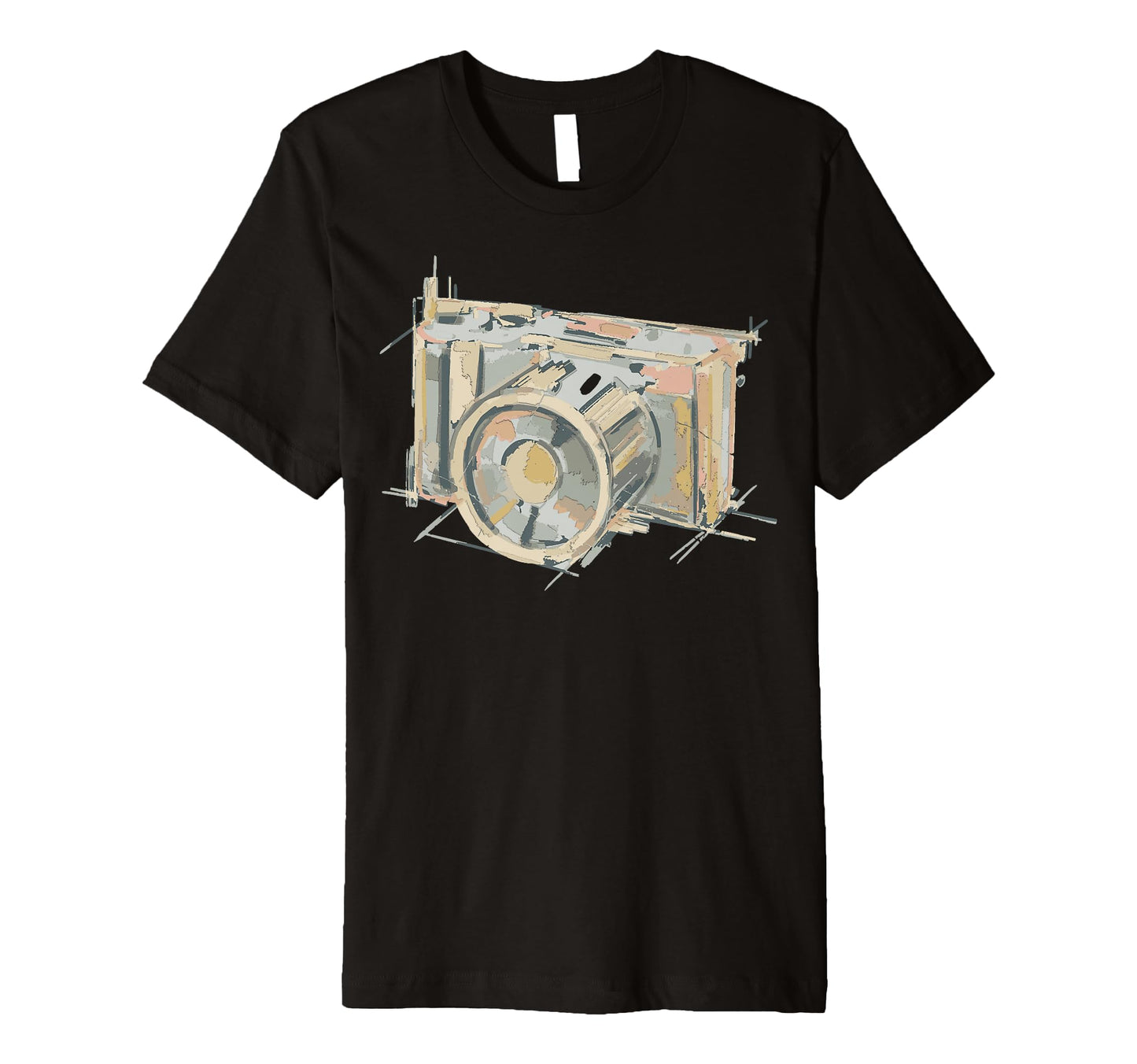 Abstract Camera Art T-Shirt - Fun Novelty Design Men Women - T-Shirt, Sweatshirt, Hoodie