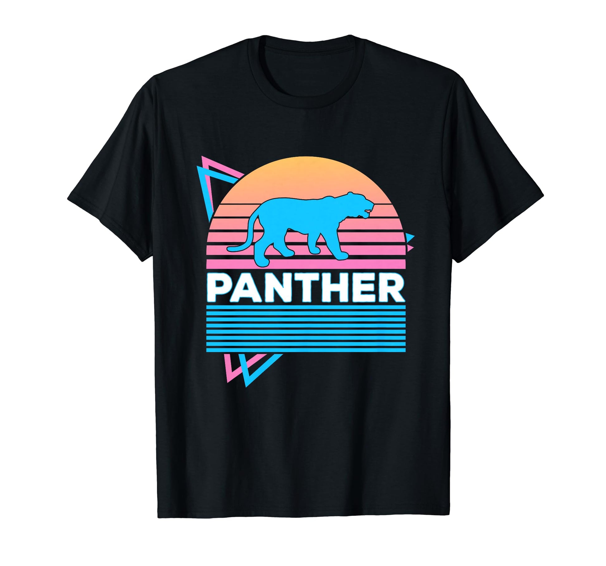 Panther Vaporwave Aesthetic T-Shirt - Unique Graphic for Adults - T-Shirt, Sweatshirt, Hoodie