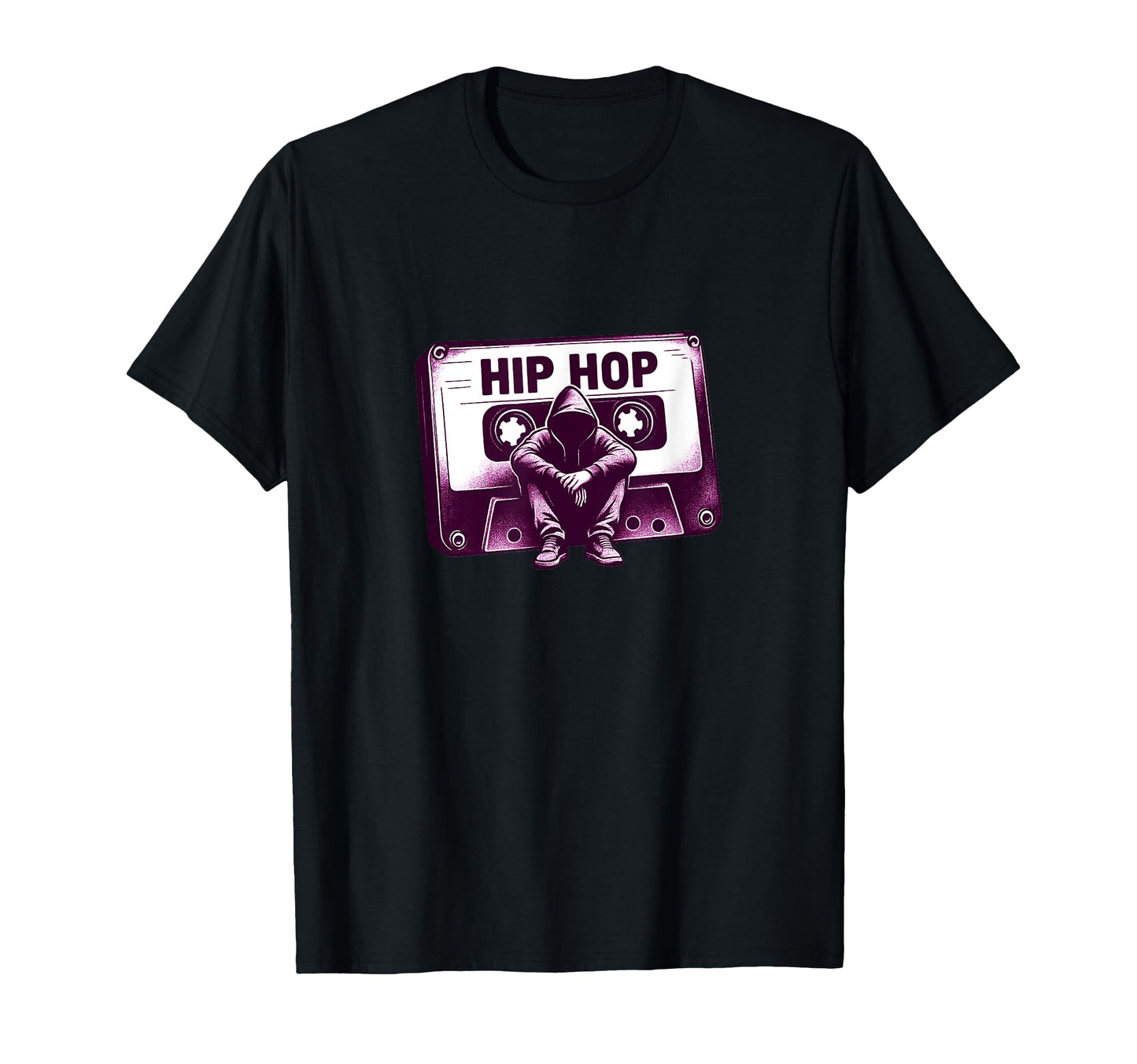 Hip Hop Cassette Tape T-Shirt - Custom Art Print Unisex - T-Shirt, Sweatshirt, Hoodie