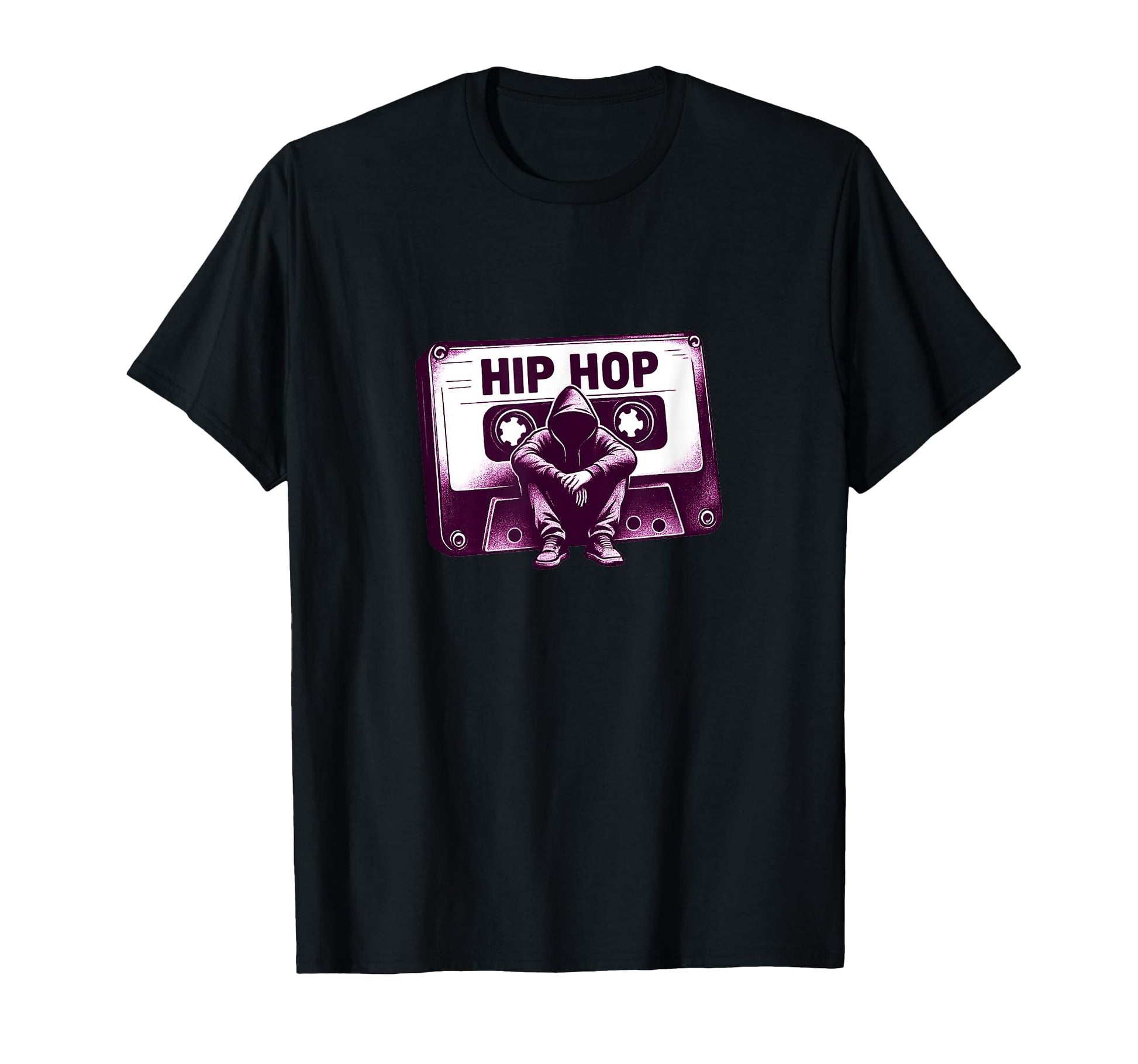 Hip Hop Cassette Tape T-Shirt - Custom Art Print Unisex - T-Shirt, Sweatshirt, Hoodie