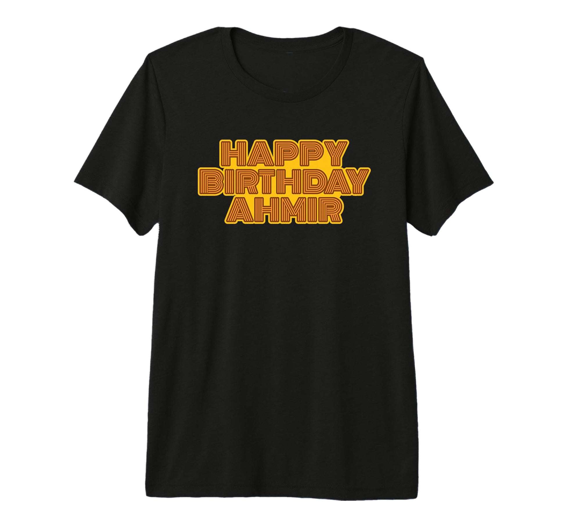 Happy Birthday Ahmir Personalized T-Shirt - Streetwear Style Men Women - T-Shirt, Sweatshirt, Hoodie