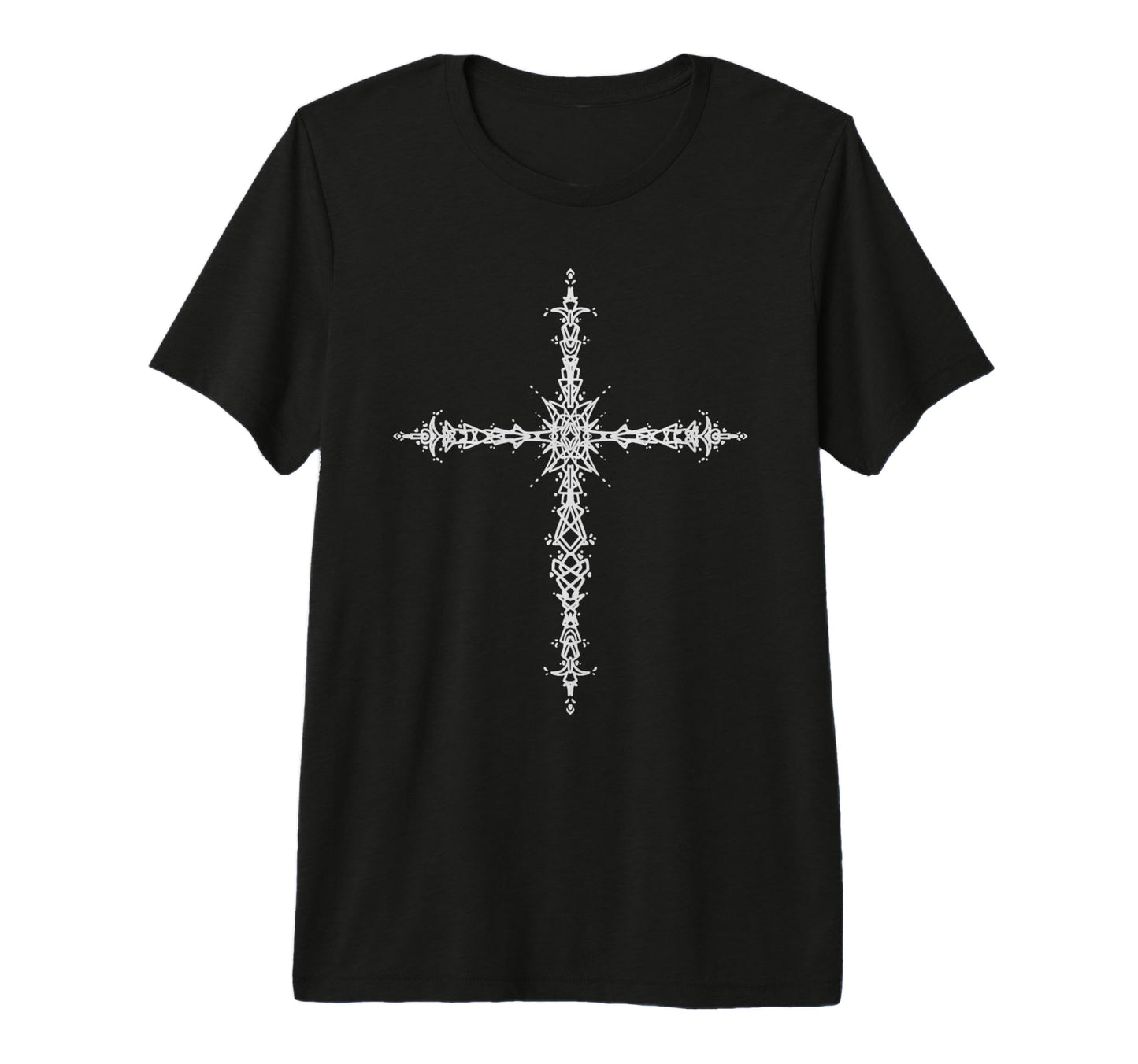 Y2K 90S Goth Cross Alt Emo Grunge Tri Blend T-Shirt - Unique Graphic Unisex - T-Shirt, Sweatshirt, Hoodie