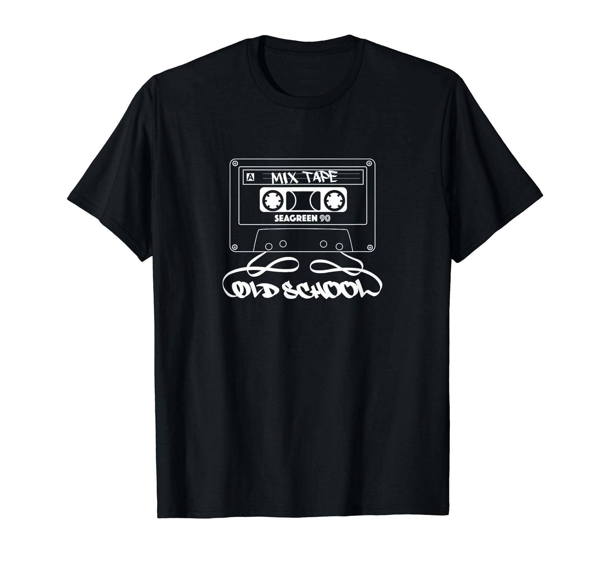Old School Hip Hop 80S Mixtape Cassette T-Shirt - Trendy Graphic for Adults - T-Shirt, Sweatshirt, Hoodie