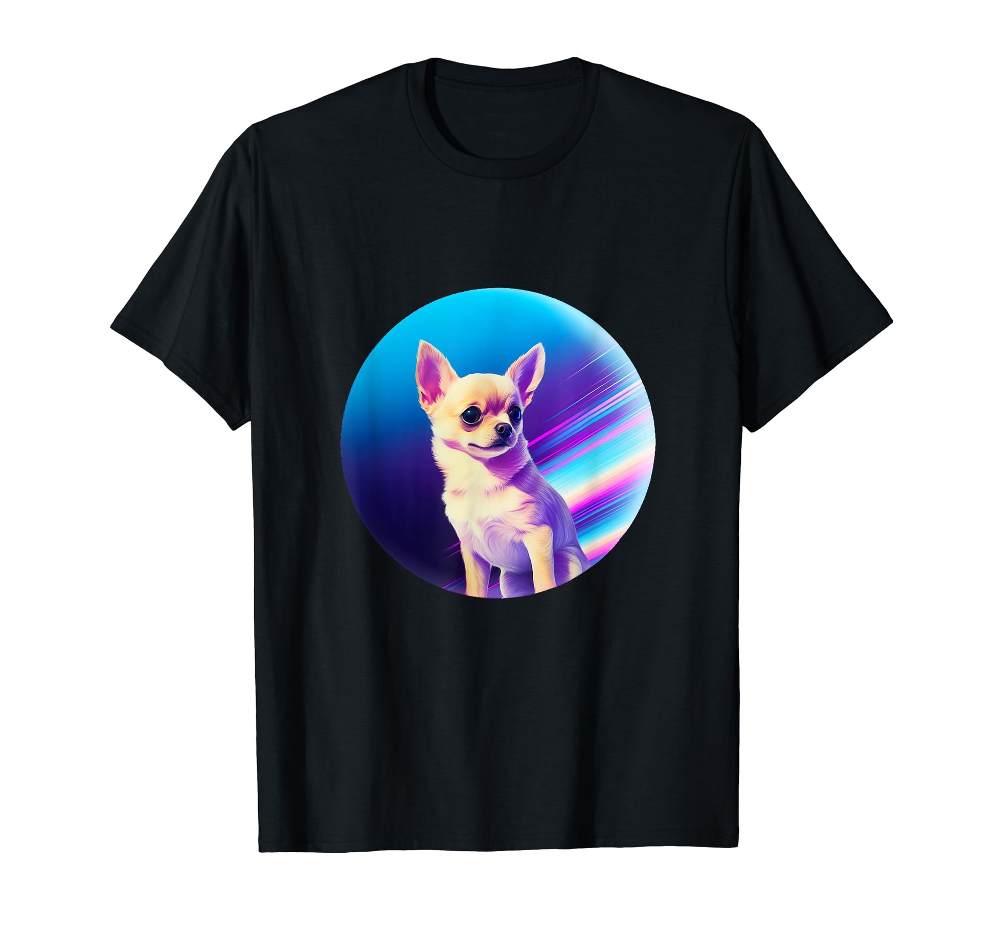 Chihuahua Dog Rainbow Chihuahua Dog Lovers T-Shirt - Graphic Print Unisex - T-Shirt, Sweatshirt, Hoodie