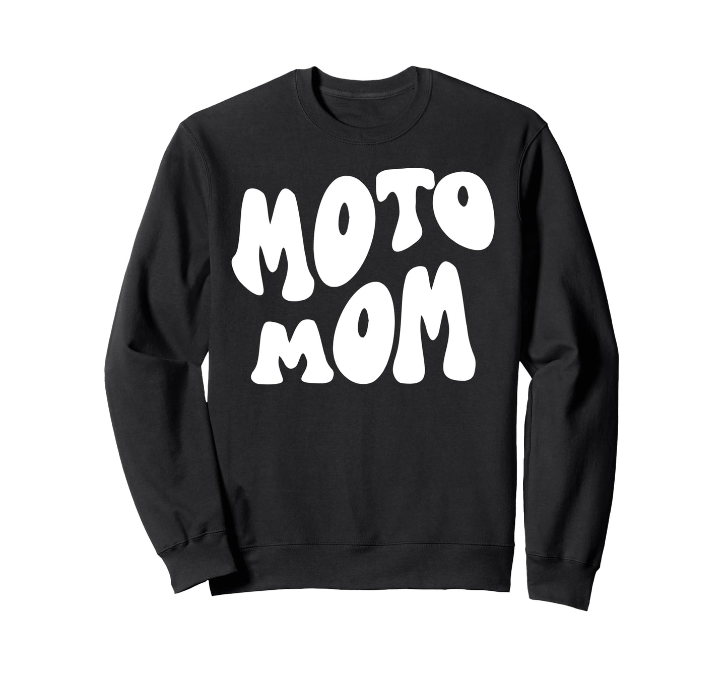 Moto Mom Groovy Funny Motocross Mom Sweatshirt - Streetwear Style Men Women - T-Shirt, Sweatshirt, Hoodie